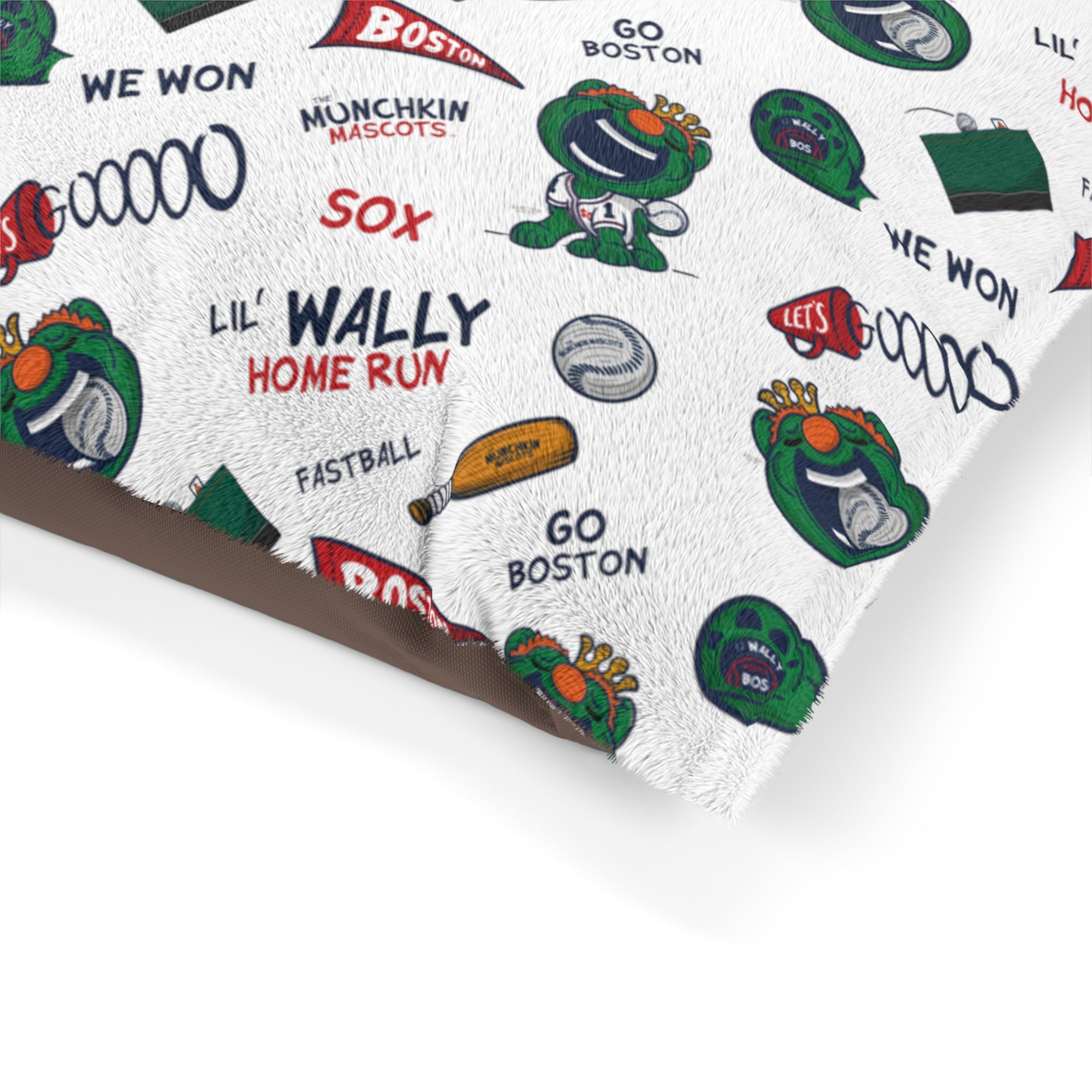 Pet Bed - Lets Go + Pattern - Lil' Wally BOS Baseball