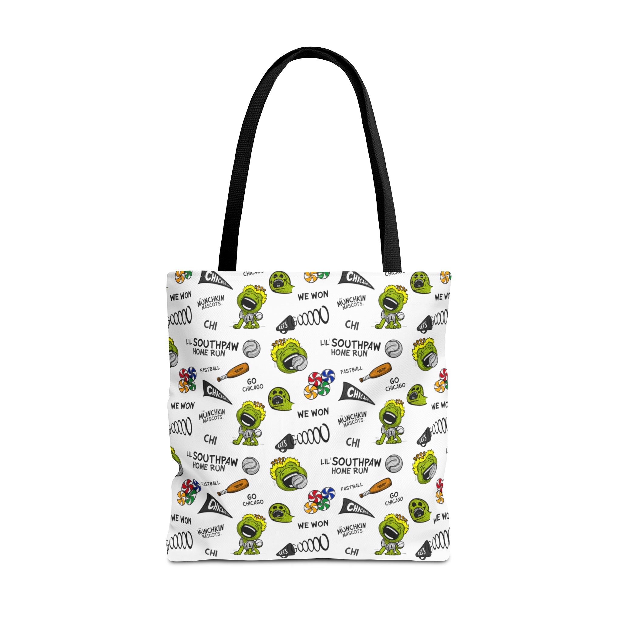 Tote Bag (AOP) - Pattern - Lil' Southpaw CHI Baseball