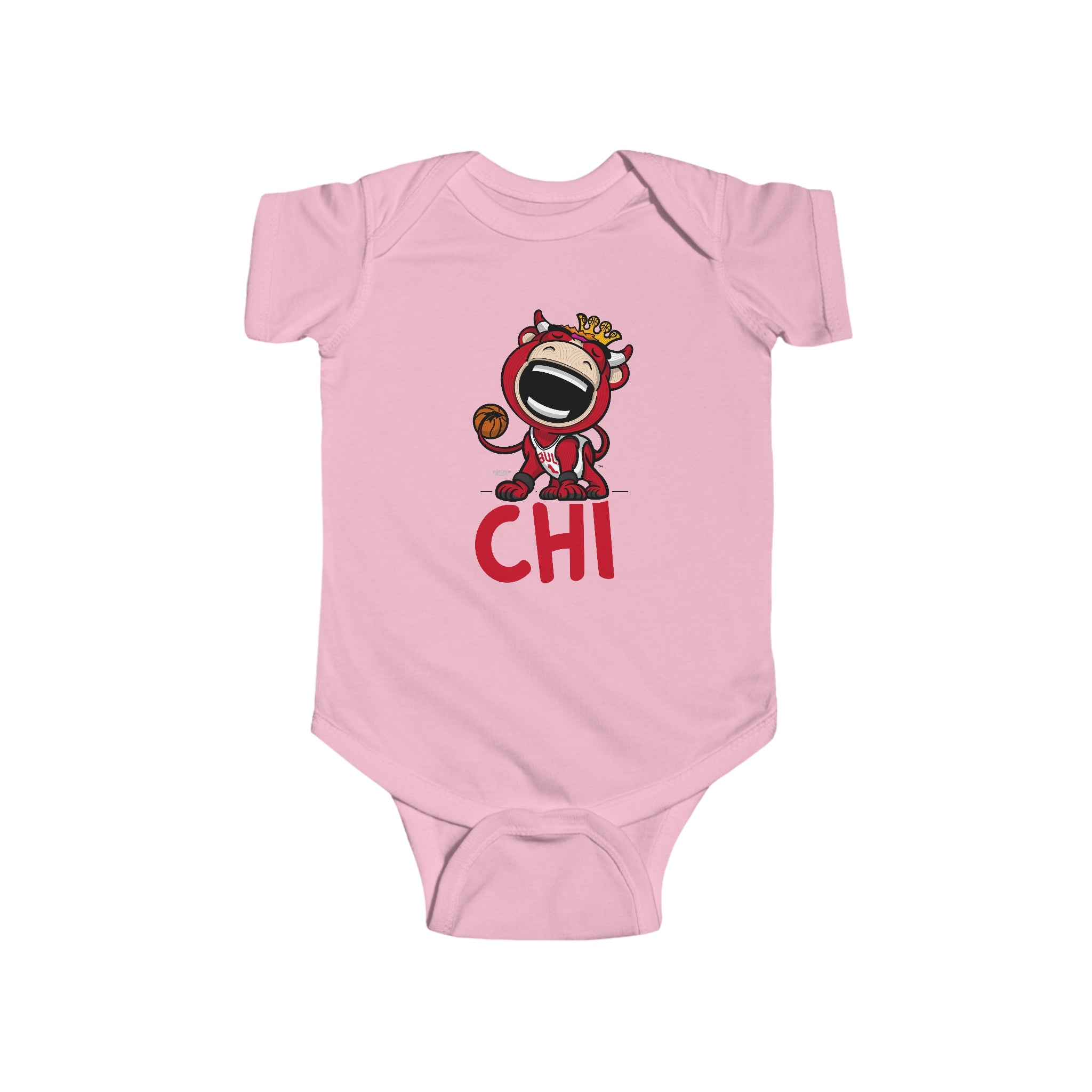 Infant Fine Jersey Bodysuit - CHI - Lil' Benny CHI Basketball