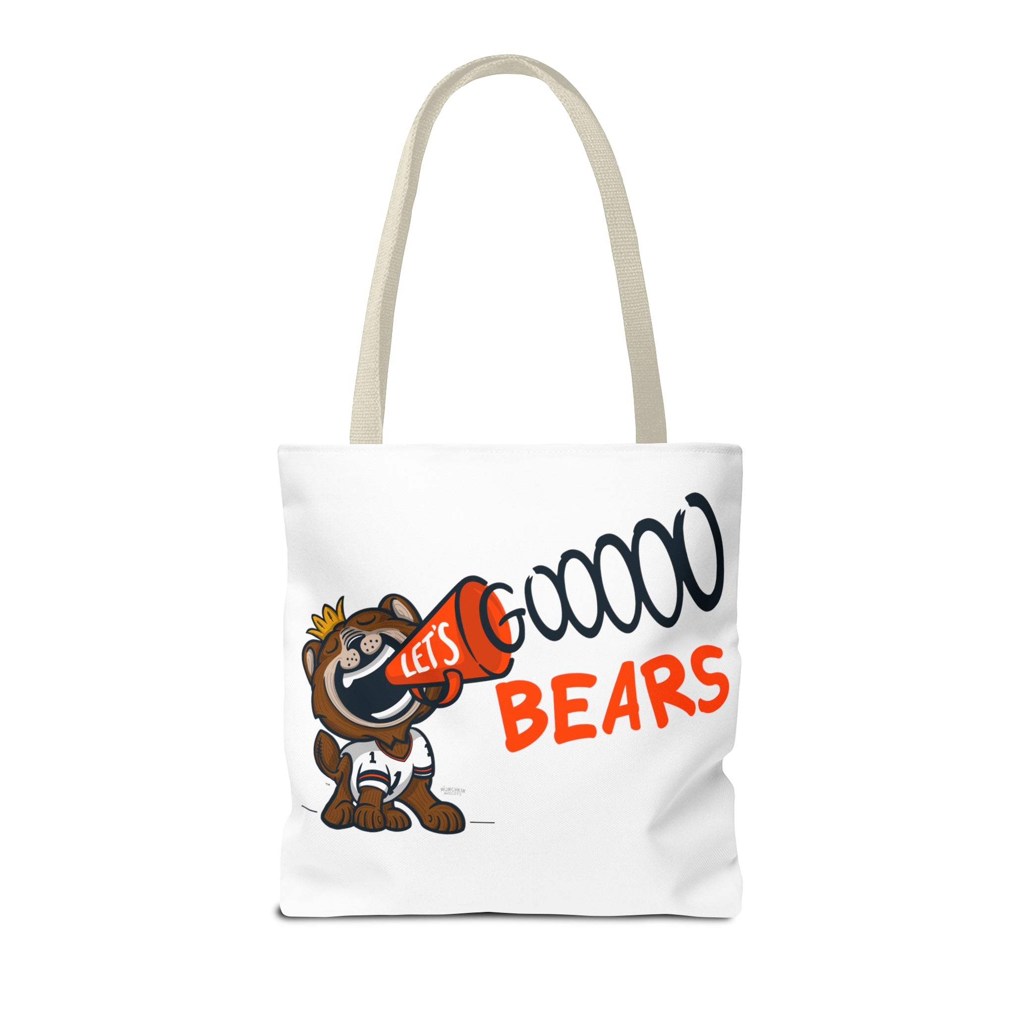 Tote Bag (AOP) - LOVE + Lets Go - Lil' Staley CHI Football