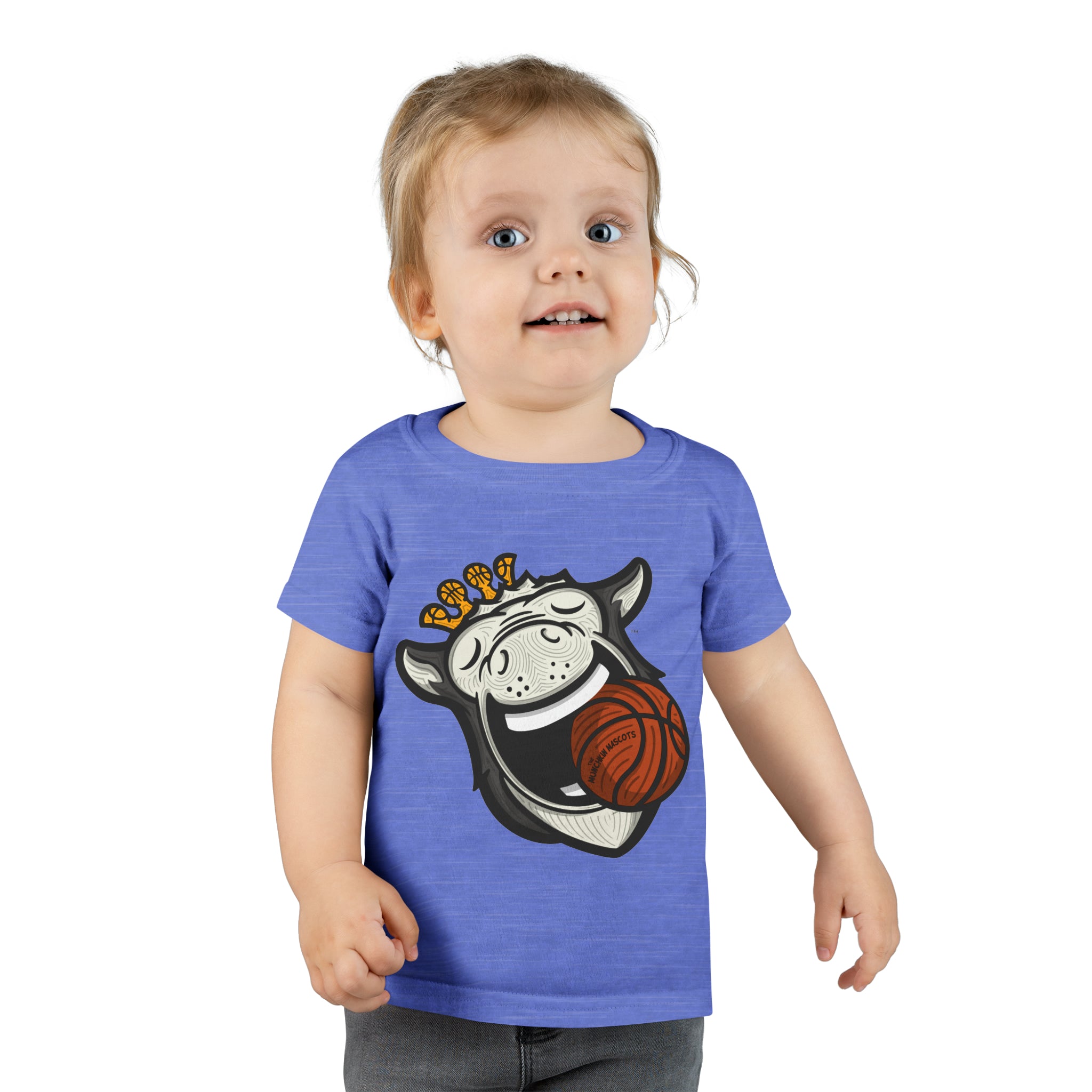 Toddler T-shirt - Mascot Face - Lil' Hooper DET Basketball