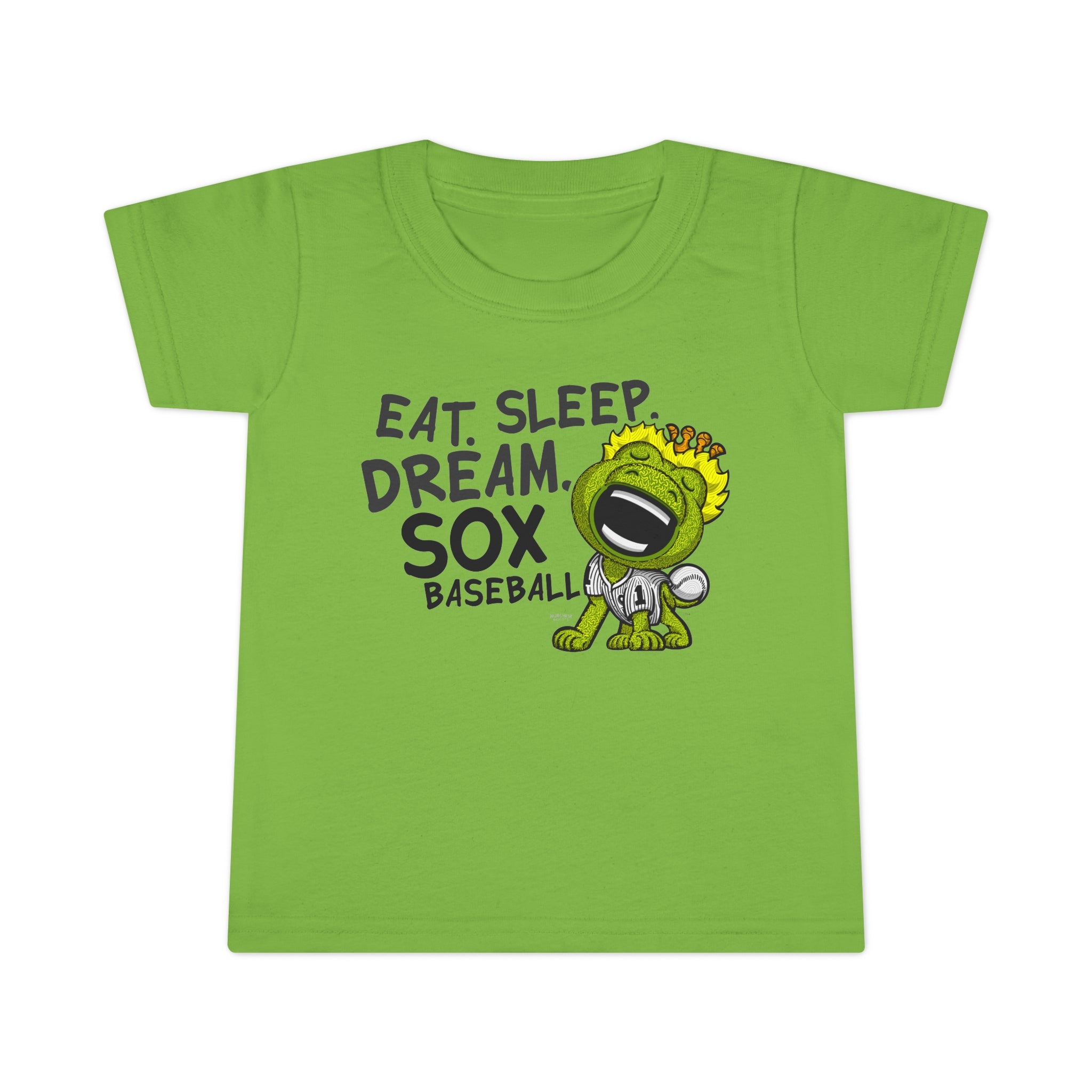 Toddler T-shirt - Eat Sleep Dream - Lil' Southpaw CHI Baseball