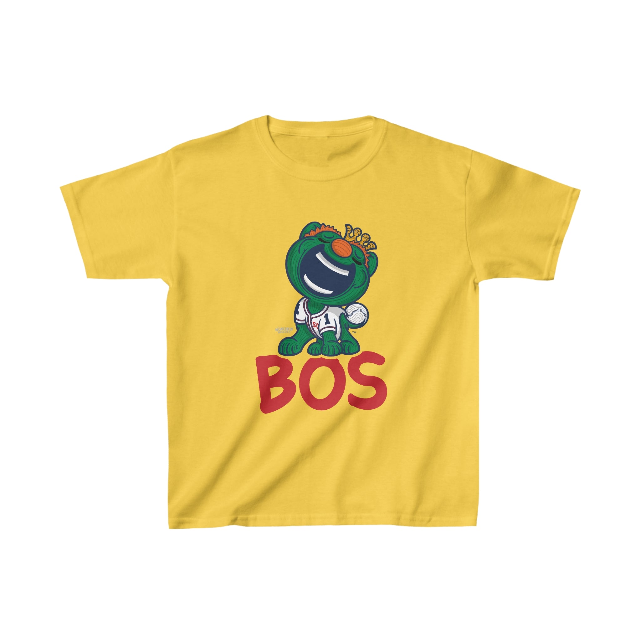 Kids Heavy Cotton™ Tee - BOS - Lil' Wally BOS Baseball