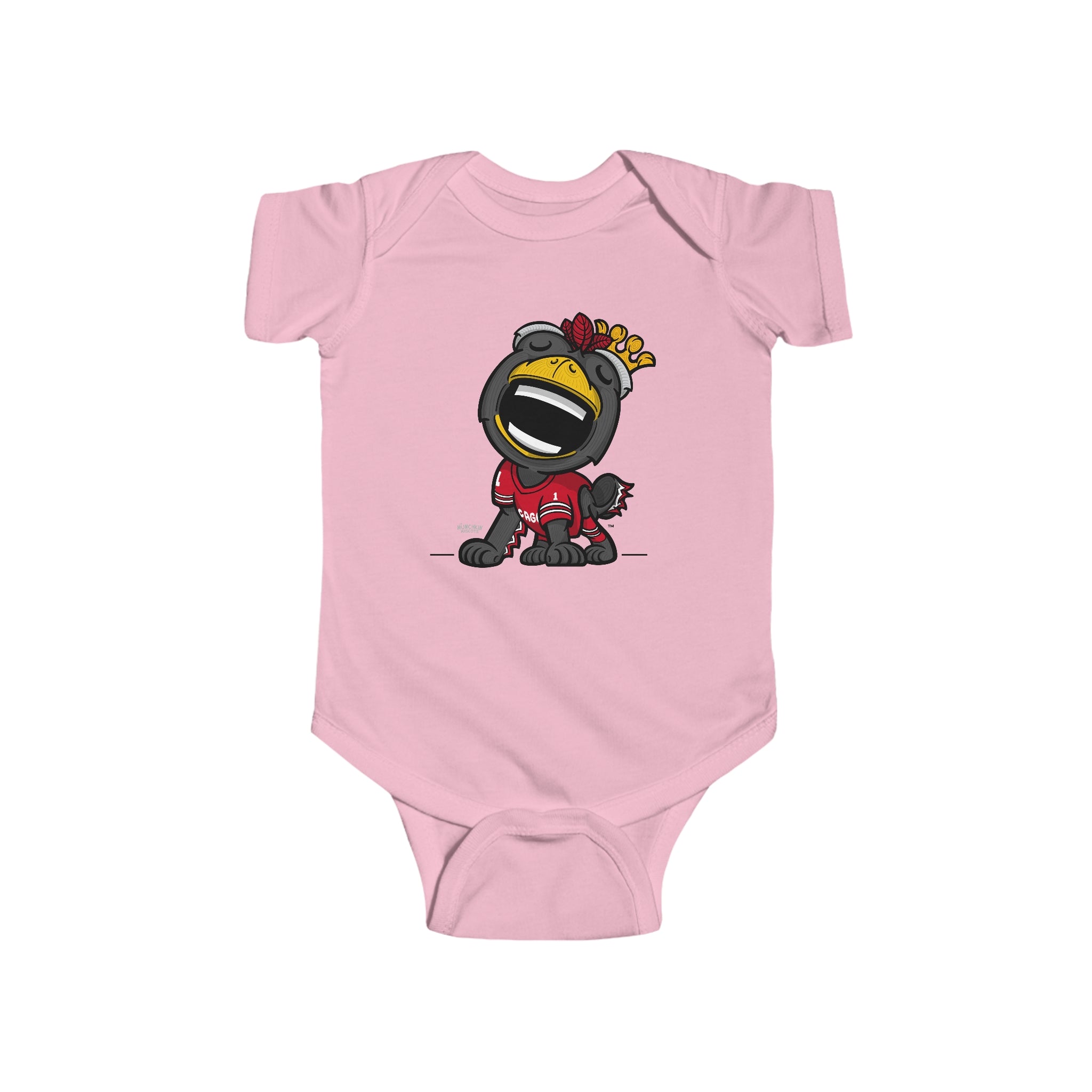 Infant Fine Jersey Bodysuit - Home Jersey - Lil' Tommy CHI Hockey