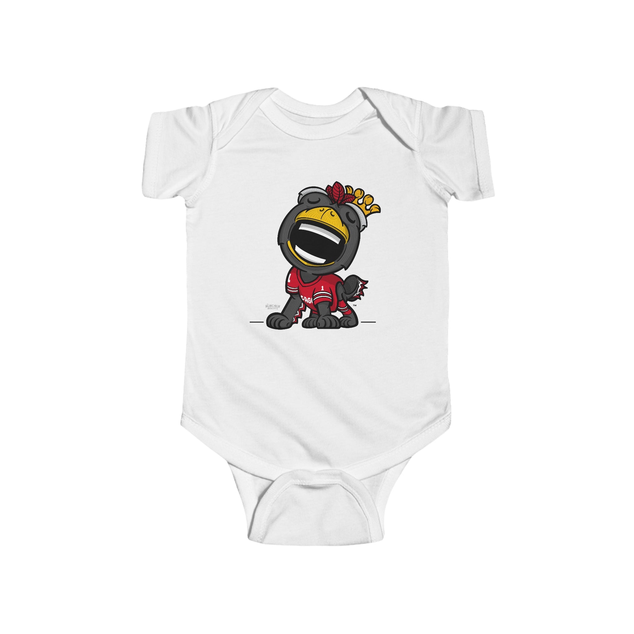 Infant Fine Jersey Bodysuit - Home Jersey - Lil' Tommy CHI Hockey