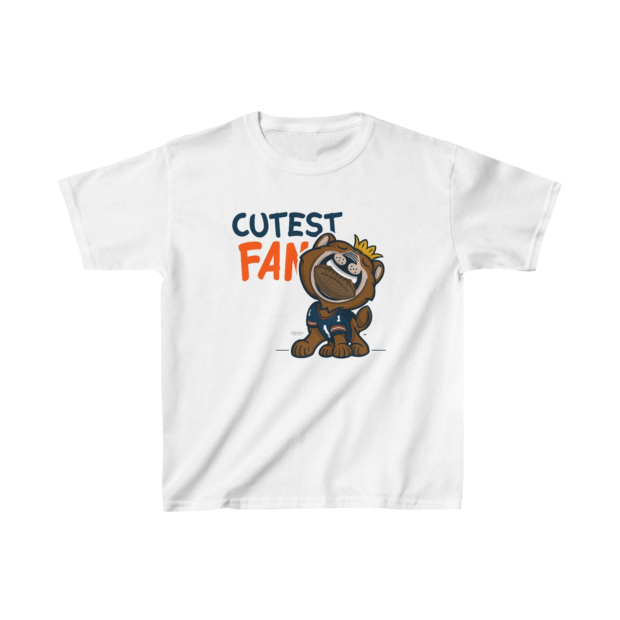 Kids Heavy Cotton™ Tee - Cutest Fan - Lil' Staley CHI Football