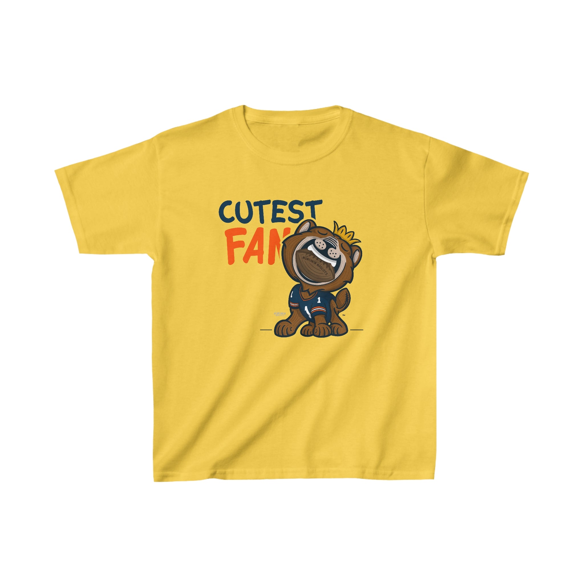 Kids Heavy Cotton™ Tee - Cutest Fan - Lil' Staley CHI Football