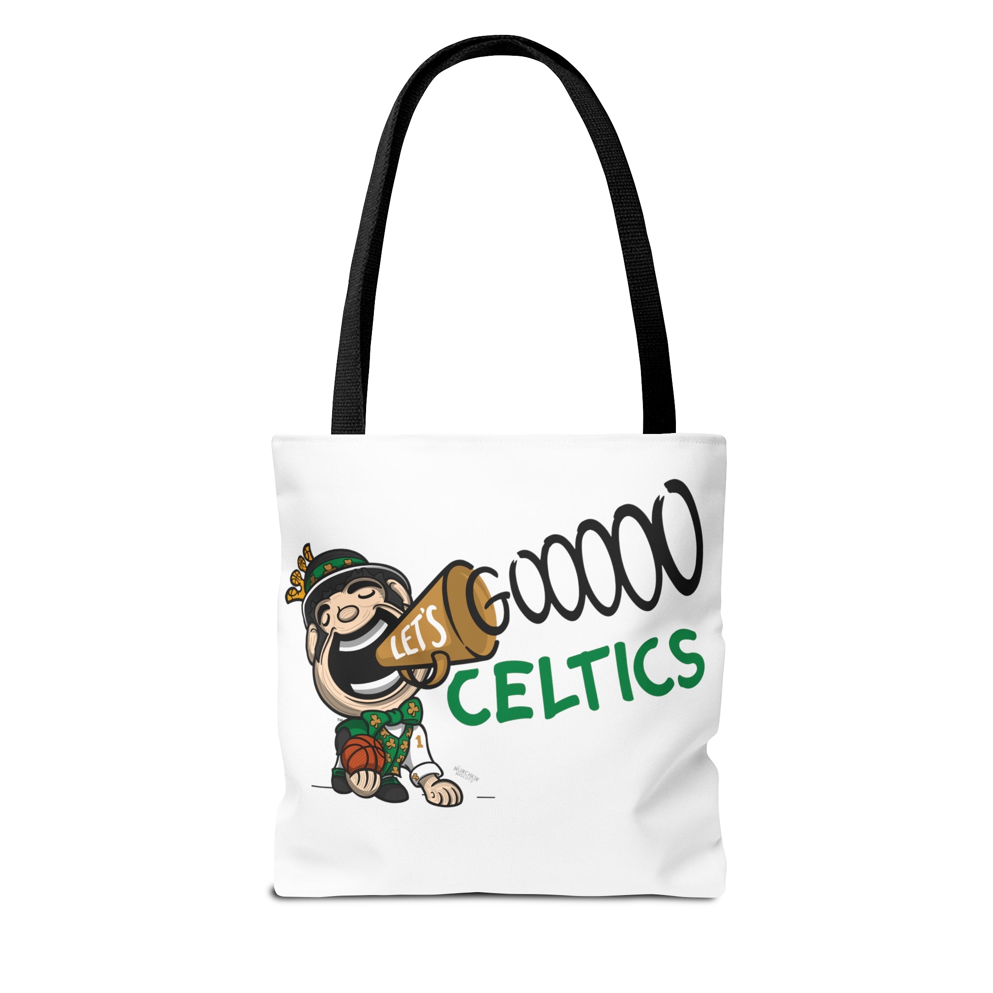 Tote Bag (AOP) - LOVE + Lets Go - Lil' Lucky BOS Basketball