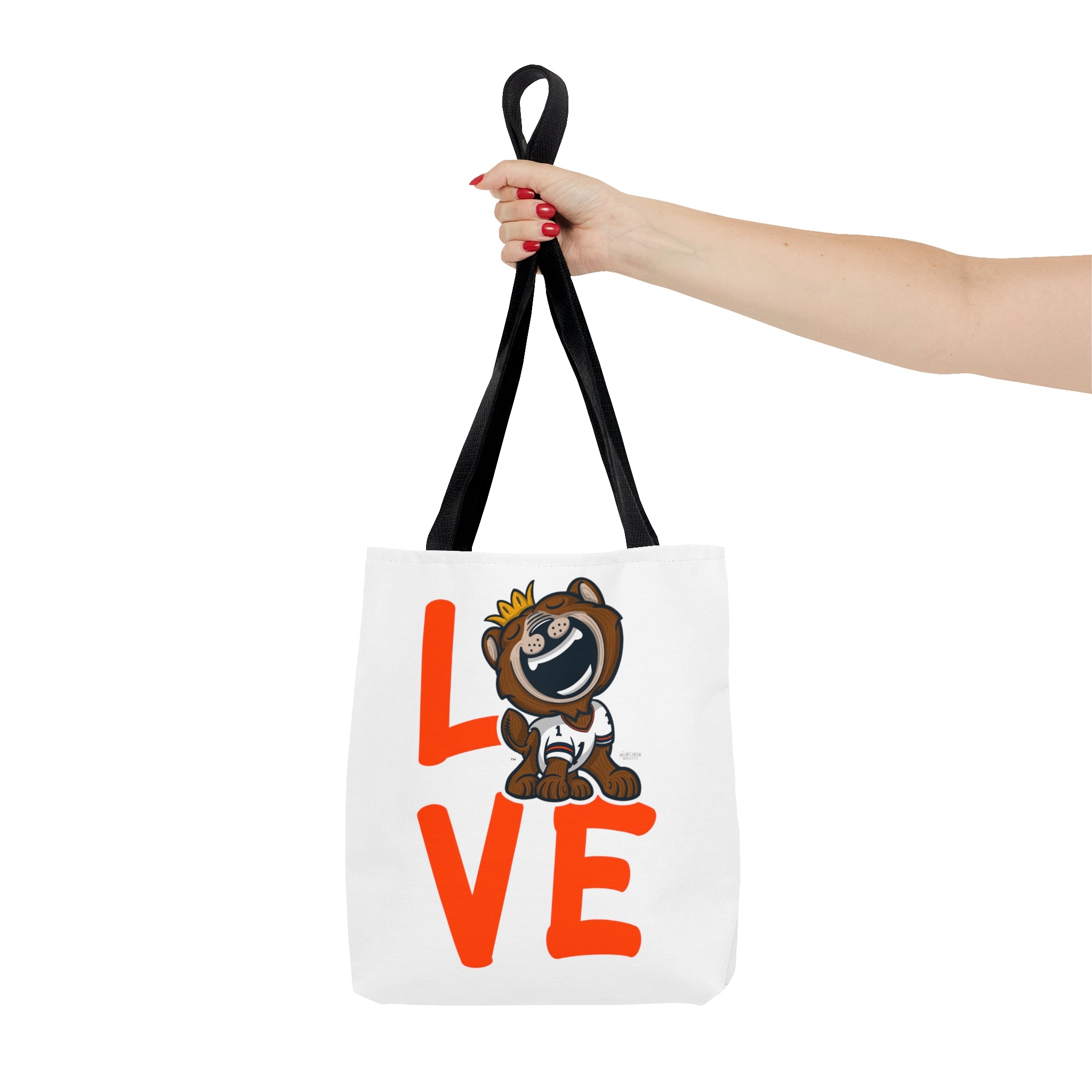 Tote Bag (AOP) - LOVE + Lets Go - Lil' Staley CHI Football