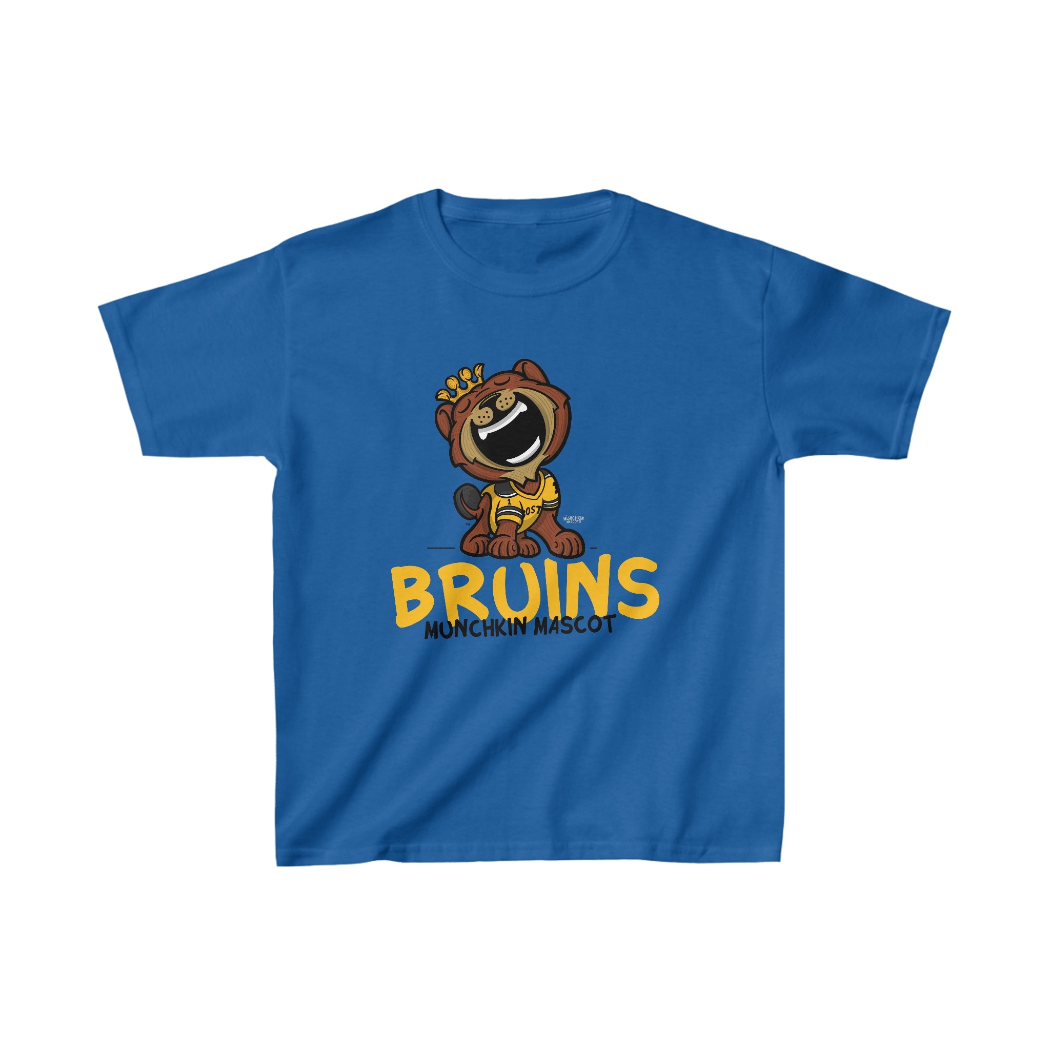 Kids Heavy Cotton™ Tee - Munchkin Mascot - Lil' Blades BOS Hockey