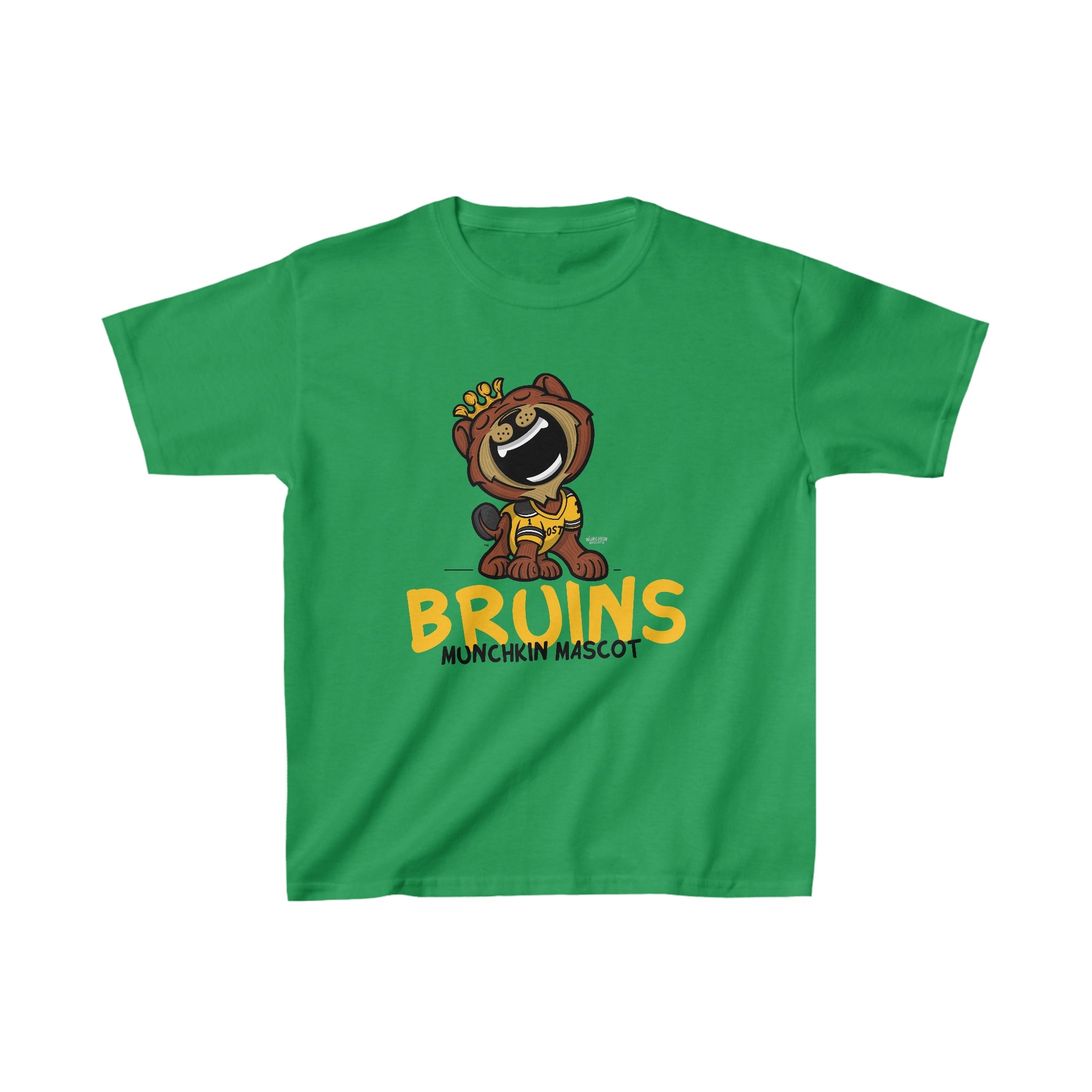 Kids Heavy Cotton™ Tee - Munchkin Mascot - Lil' Blades BOS Hockey