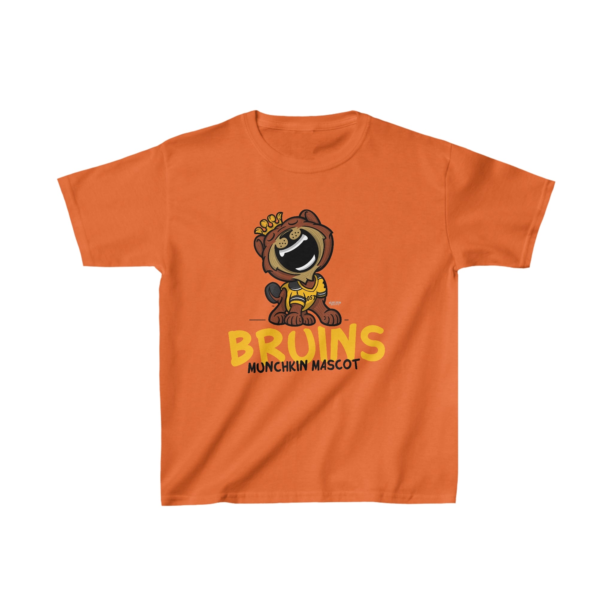 Kids Heavy Cotton™ Tee - Munchkin Mascot - Lil' Blades BOS Hockey