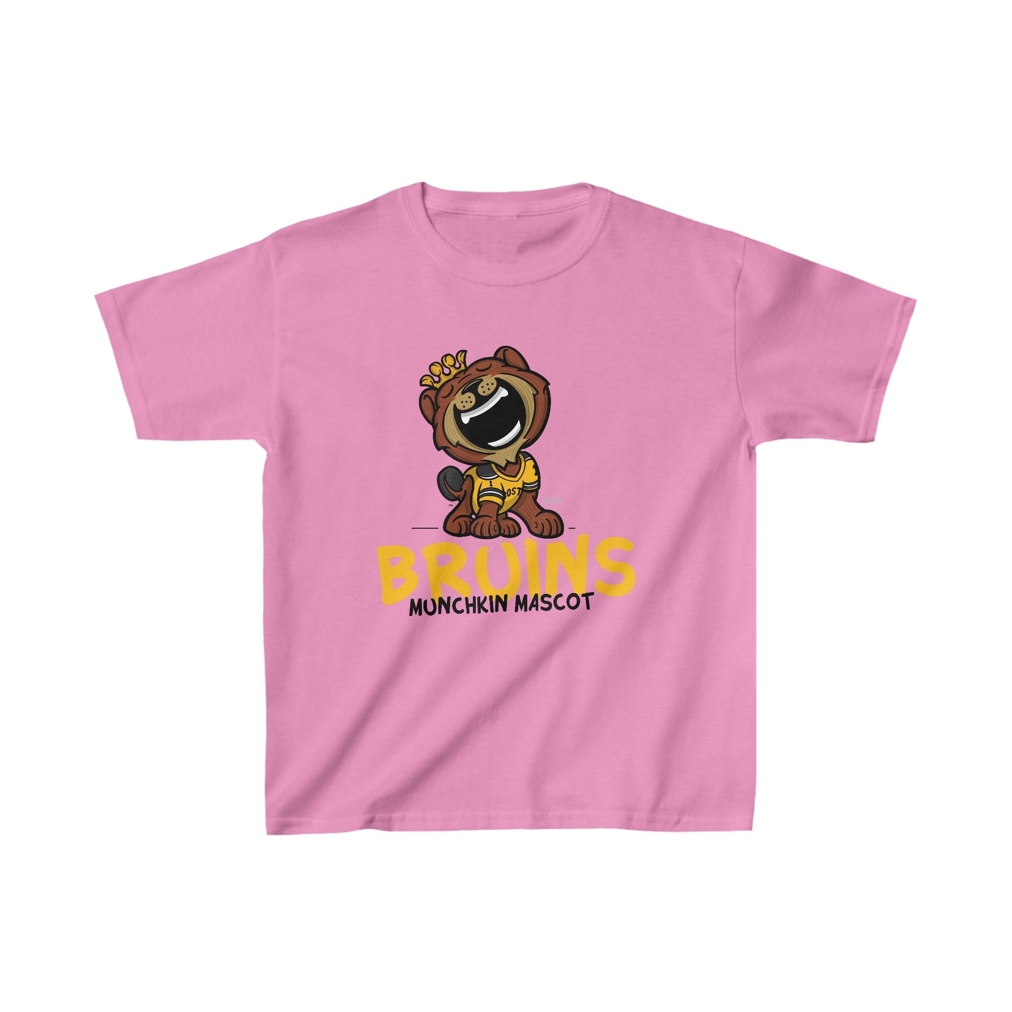 Kids Heavy Cotton™ Tee - Munchkin Mascot - Lil' Blades BOS Hockey