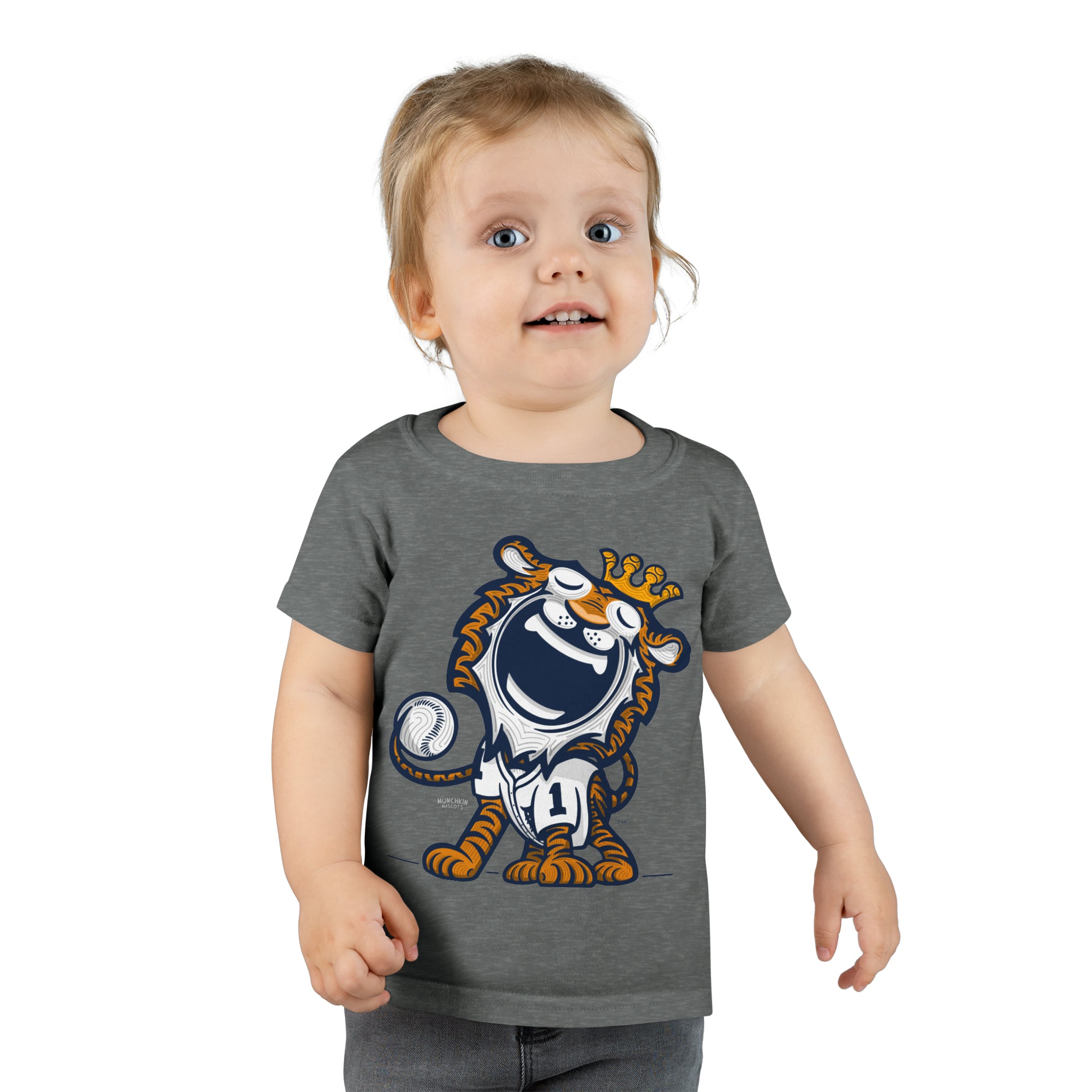 Toddler T-shirt - Home Jersey - Lil' Paws DET Baseball