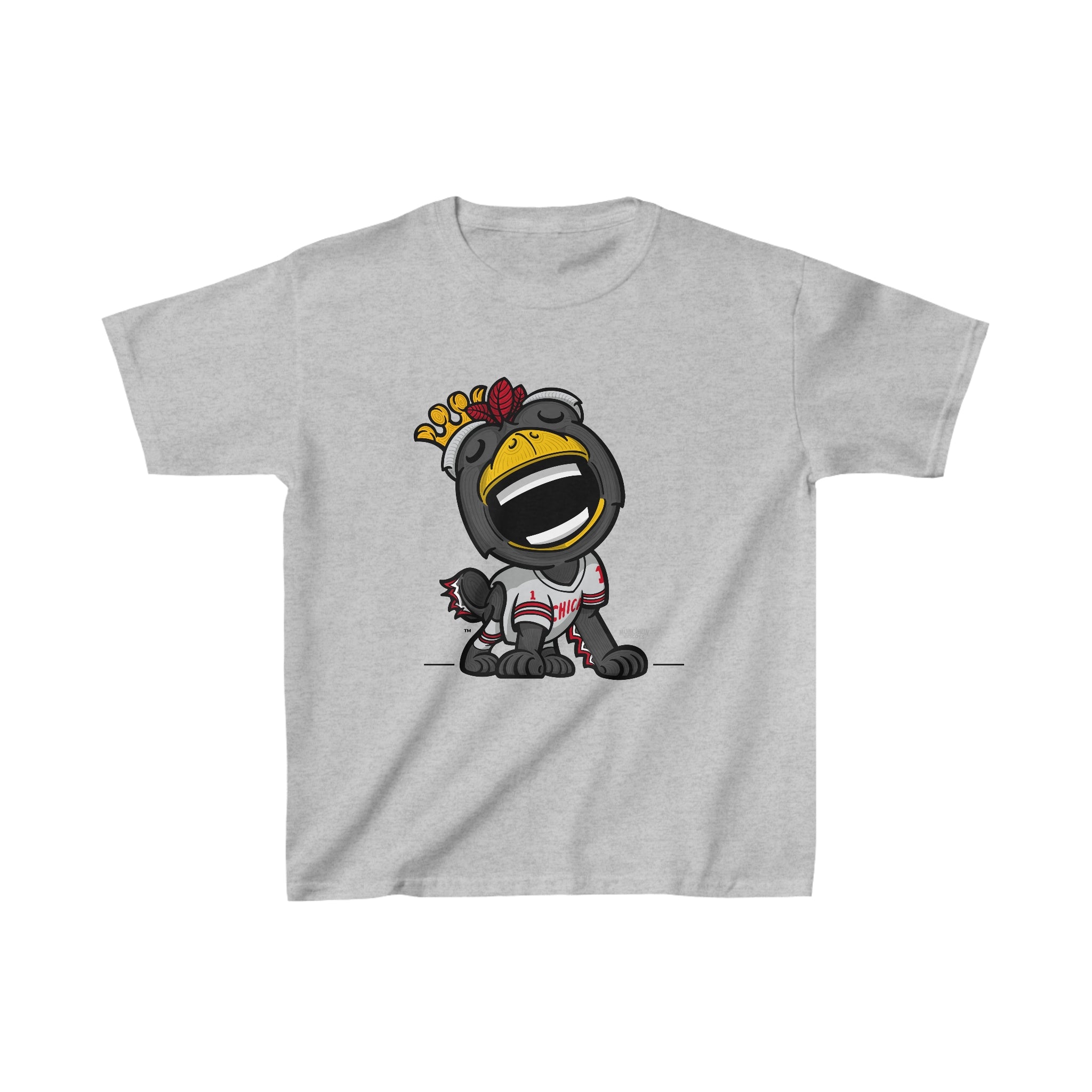 Kids Heavy Cotton™ Tee - Away Jersey - Lil' Tommy CHI Hockey