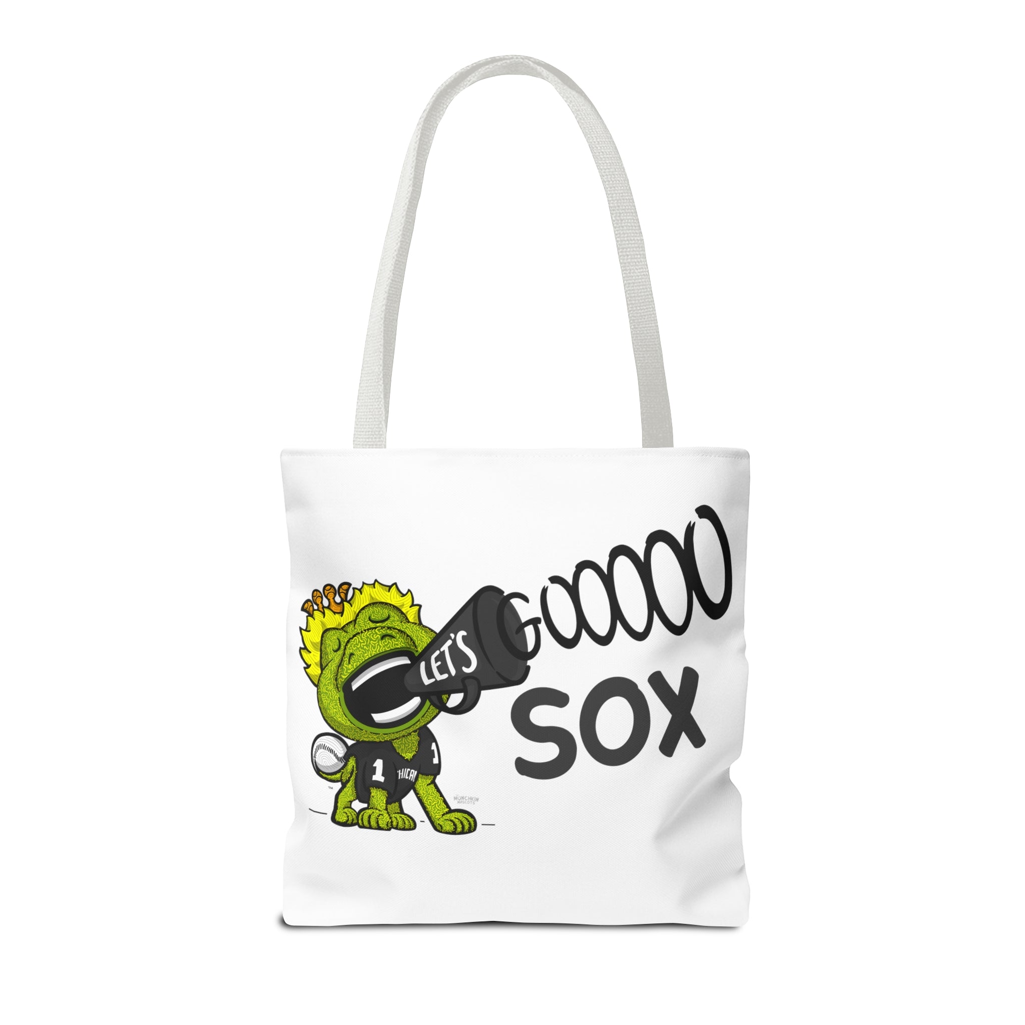 Tote Bag (AOP) - LOVE + Lets Go - Lil' Southpaw CHI Baseball