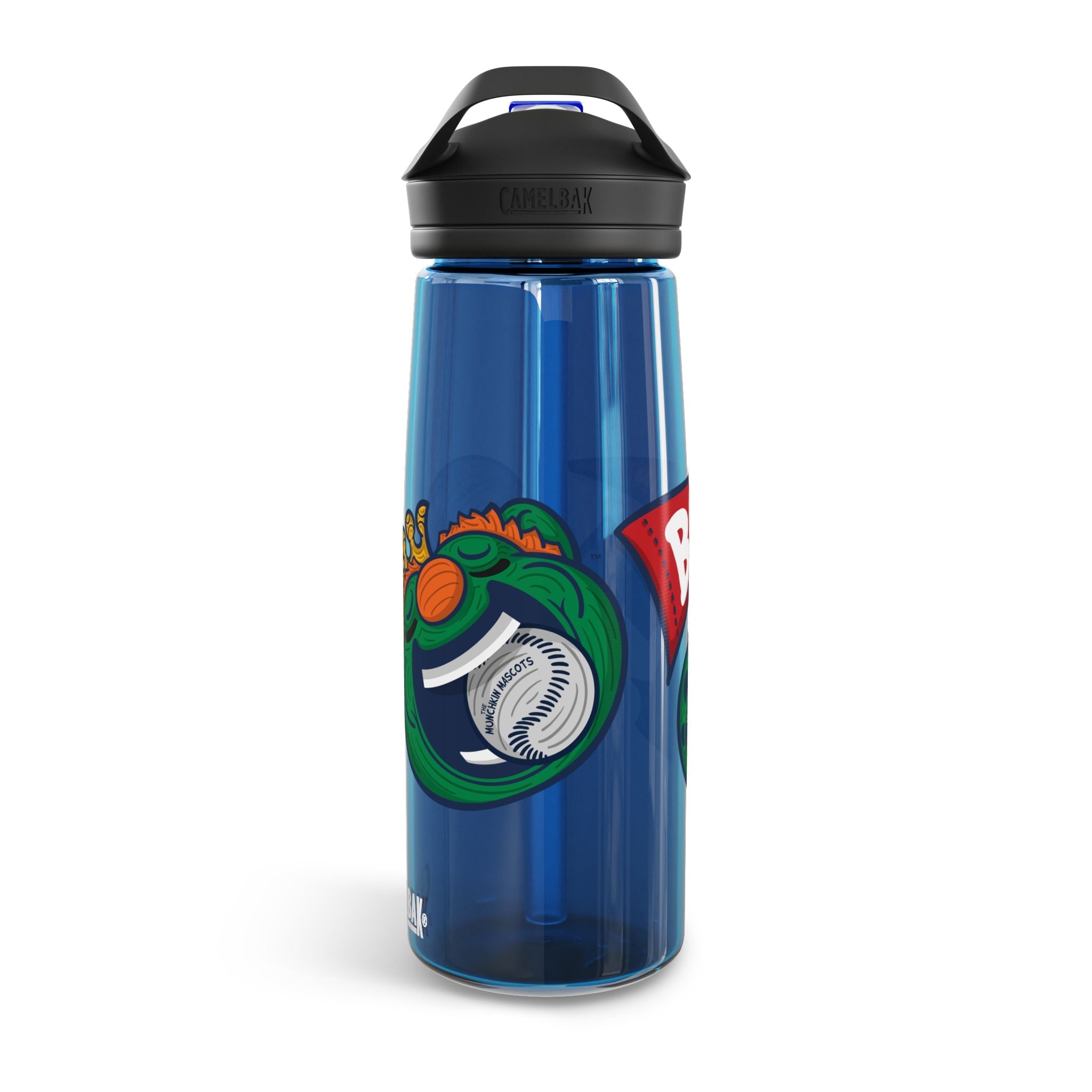 Hand-drawn Lil' Wally Boston baseball water bottle in 20oz - Hand-Drawn design