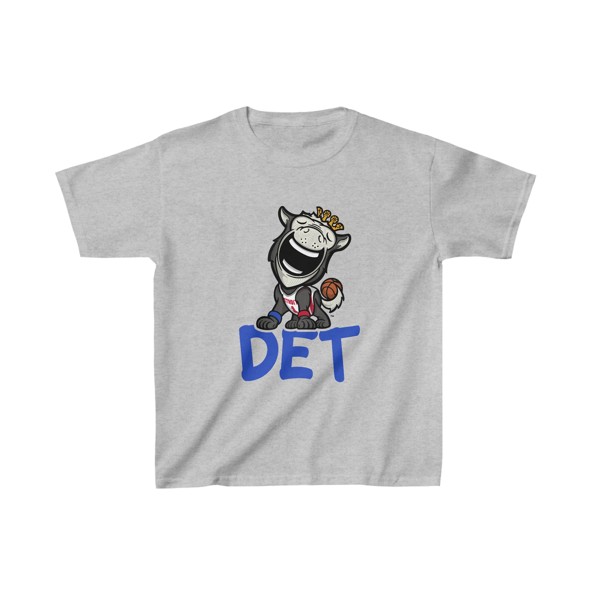 Kids Heavy Cotton™ Tee - DET - Lil' Hooper DET Basketball