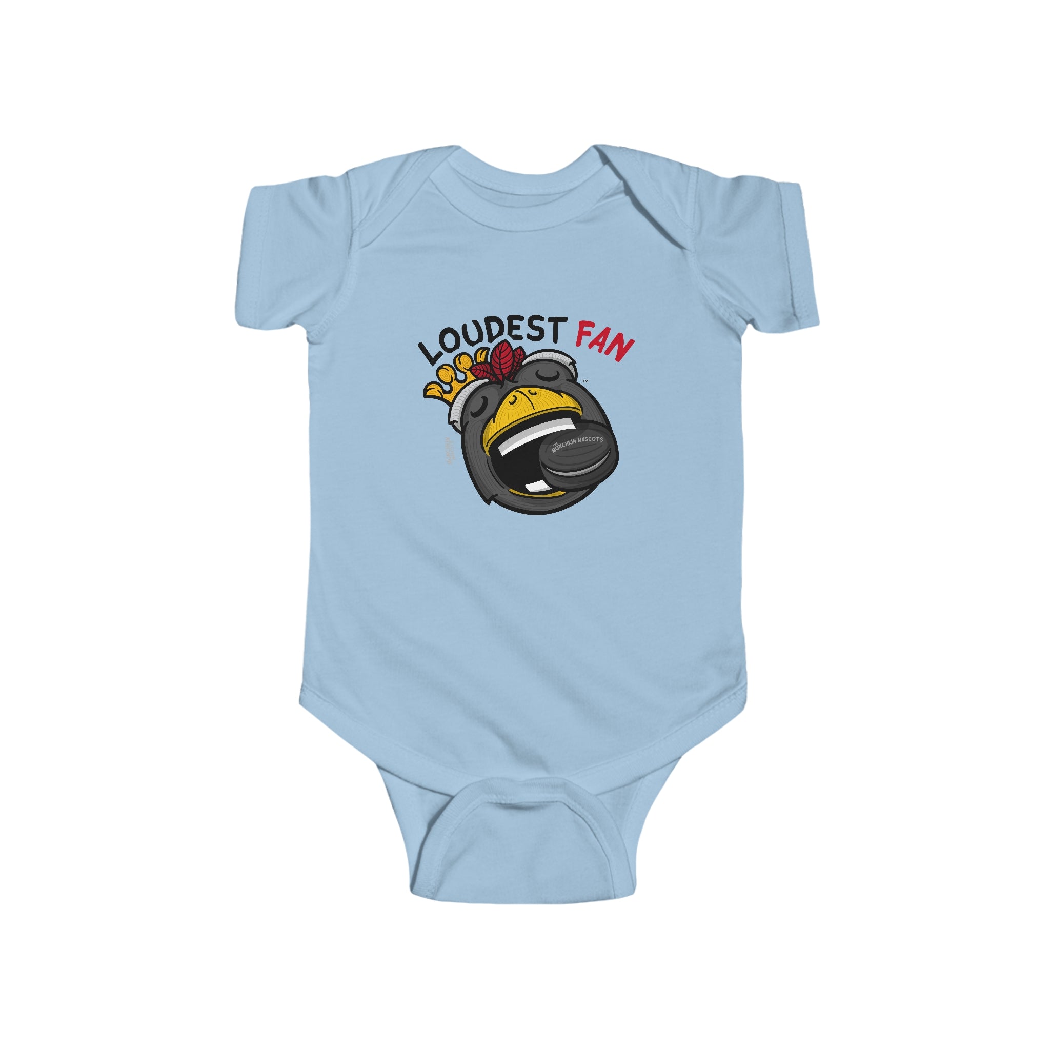 Infant Fine Jersey Bodysuit - Loudest Fan - Lil' Tommy CHI Hockey