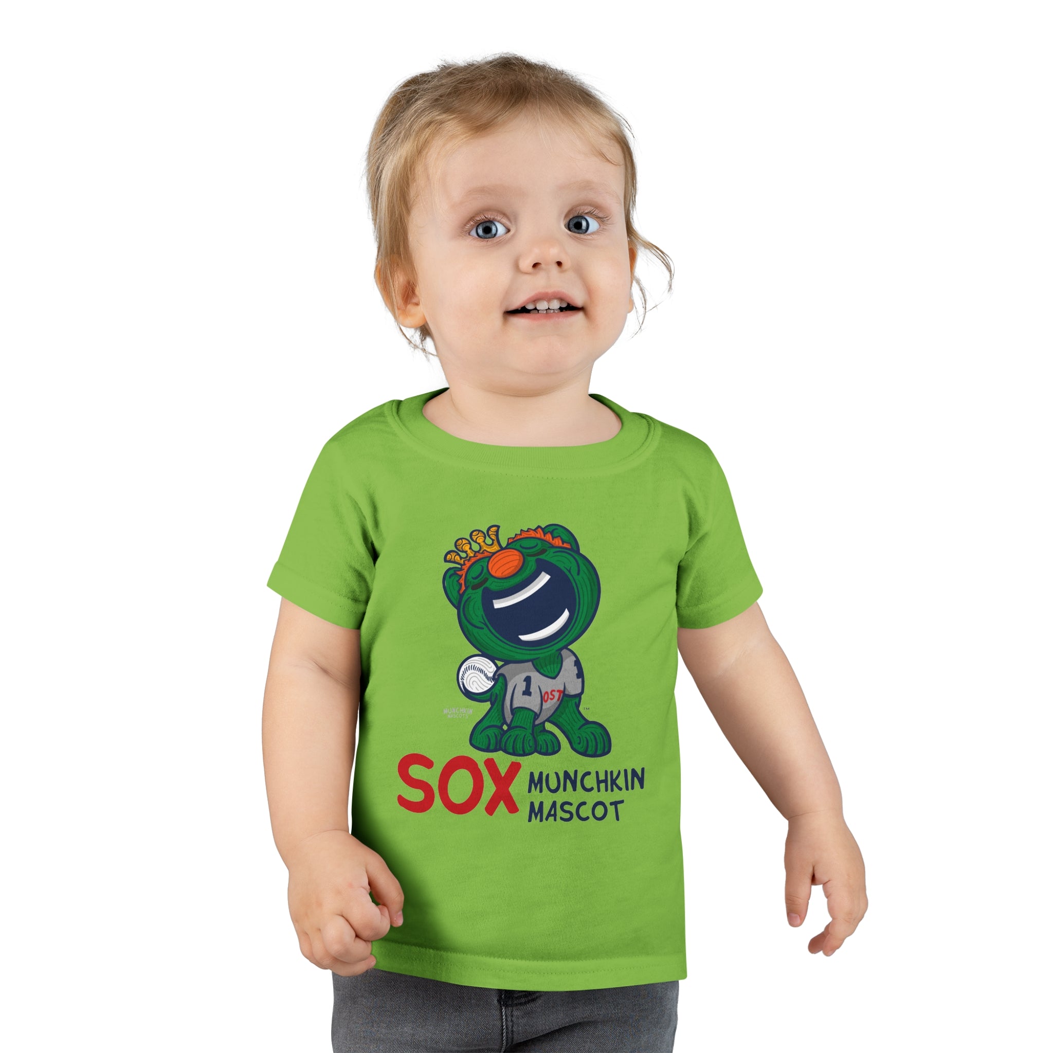 Toddler T-shirt - Munchkin Mascot - Lil' Wally BOS Baseball