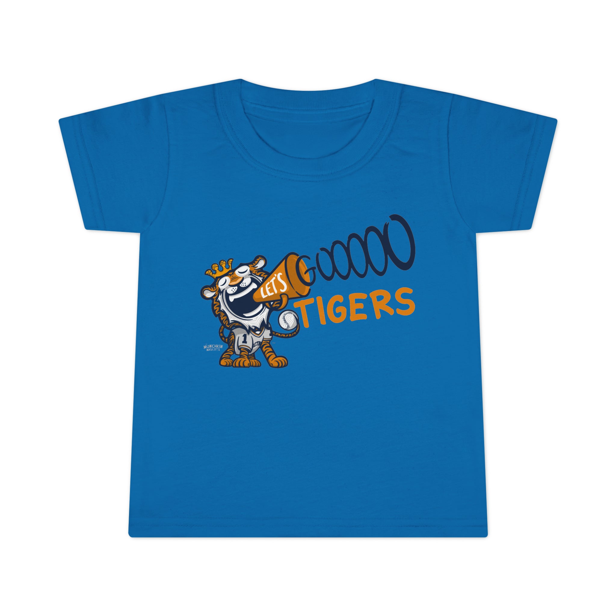 Toddler T-shirt - Lets Go - Lil' Paws DET Baseball