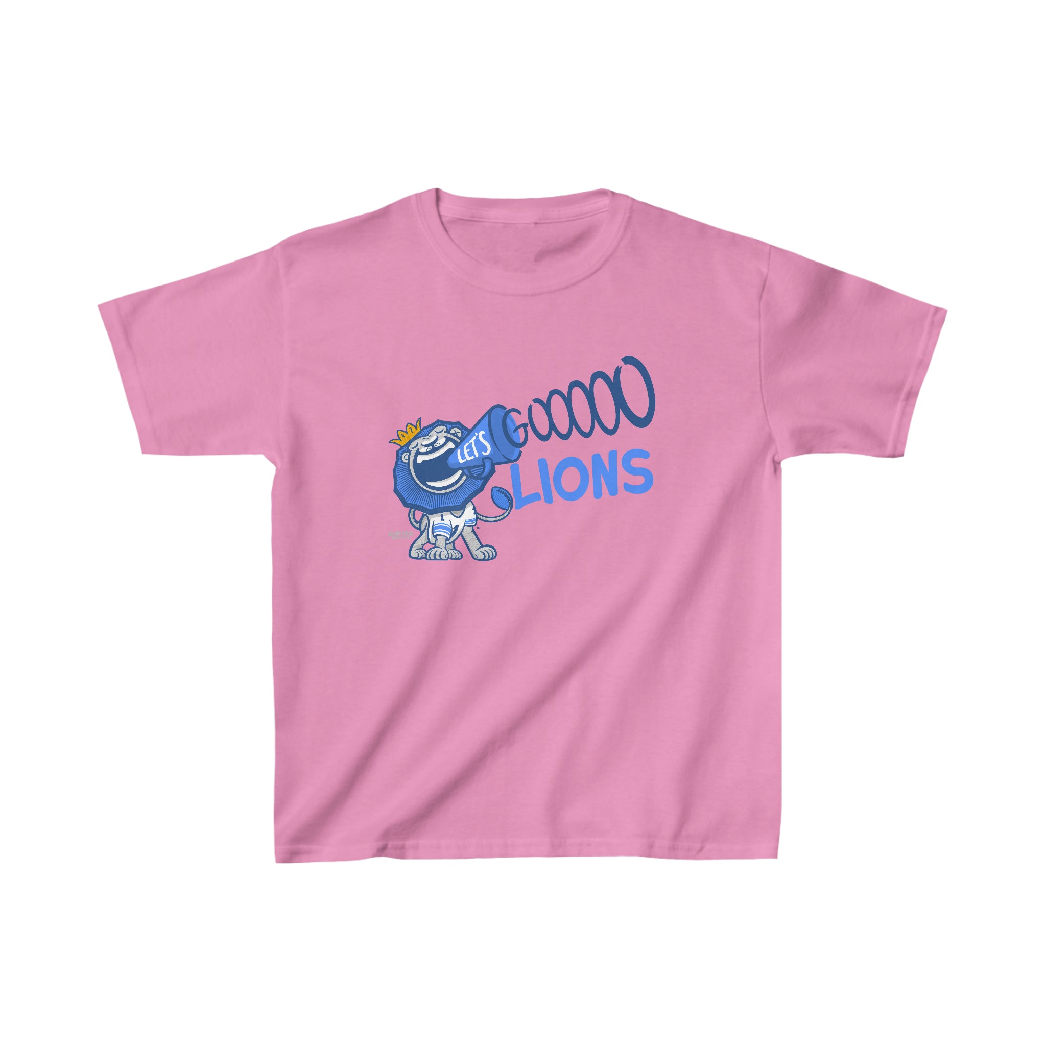 Kids Heavy Cotton™ Tee - Lets Go - Lil' Roary DET Football