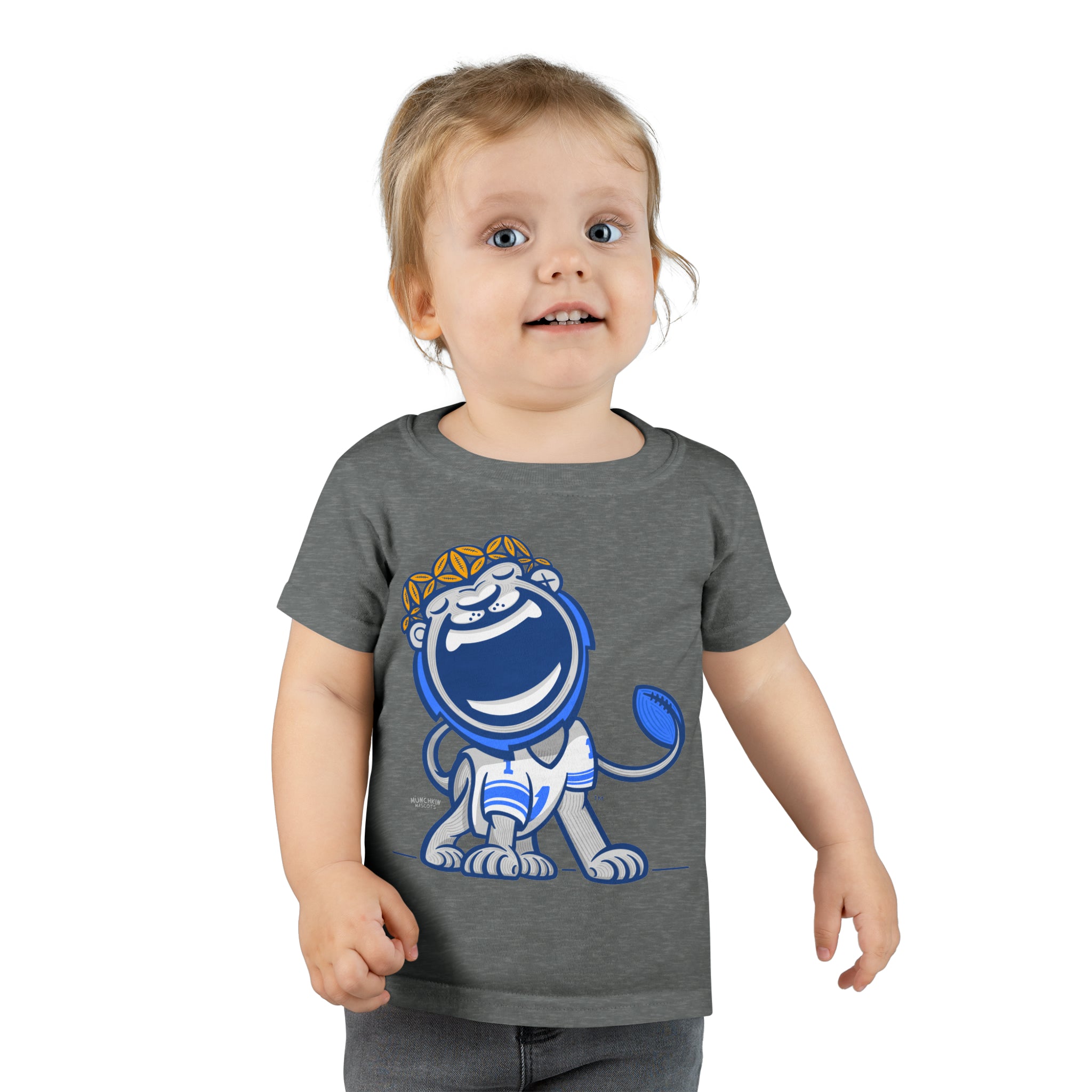 Toddler T-shirt - Away Jersey - Lil' Miss Roary DET Football