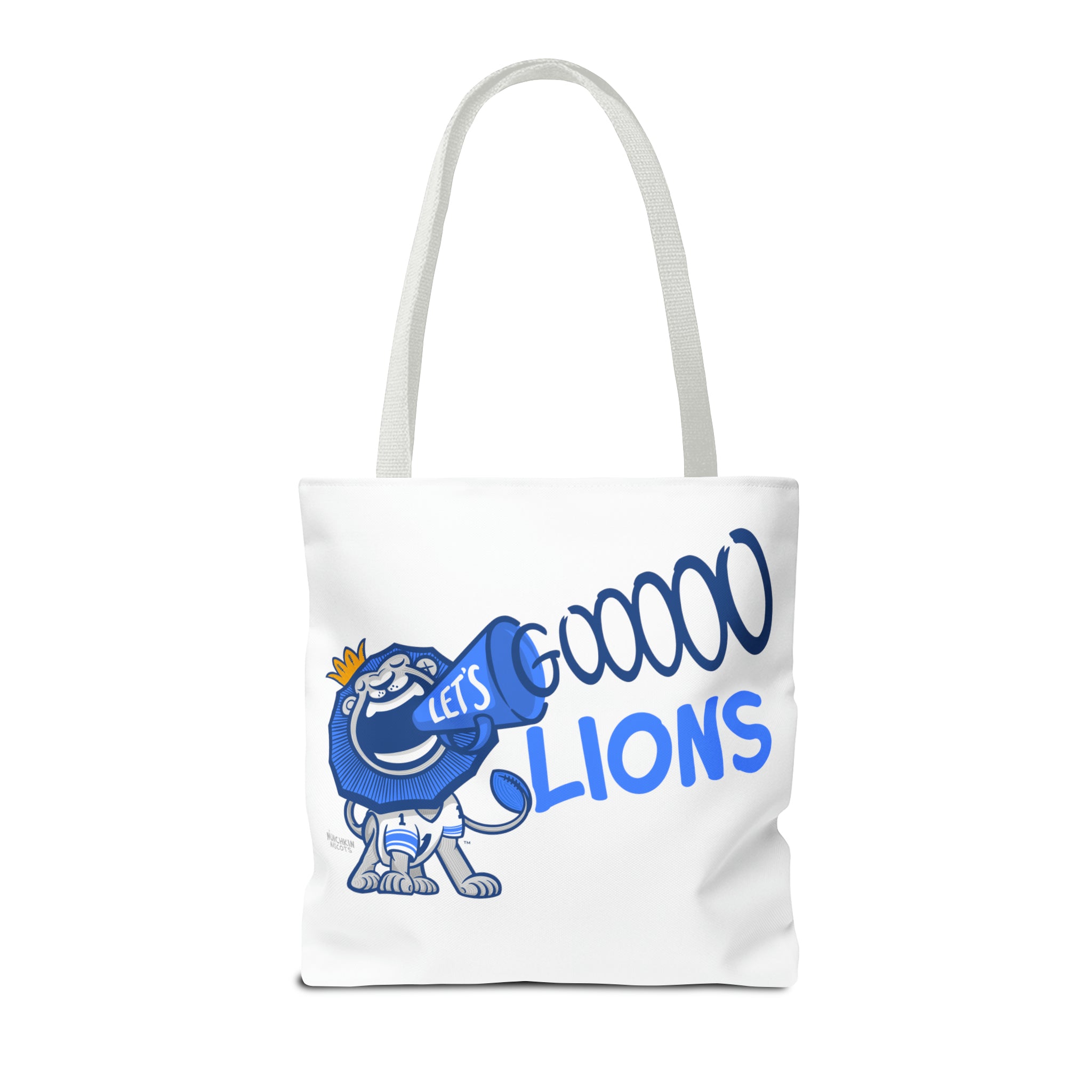 Tote Bag (AOP) - LOVE + Lets Go - Lil' Roary DET Football