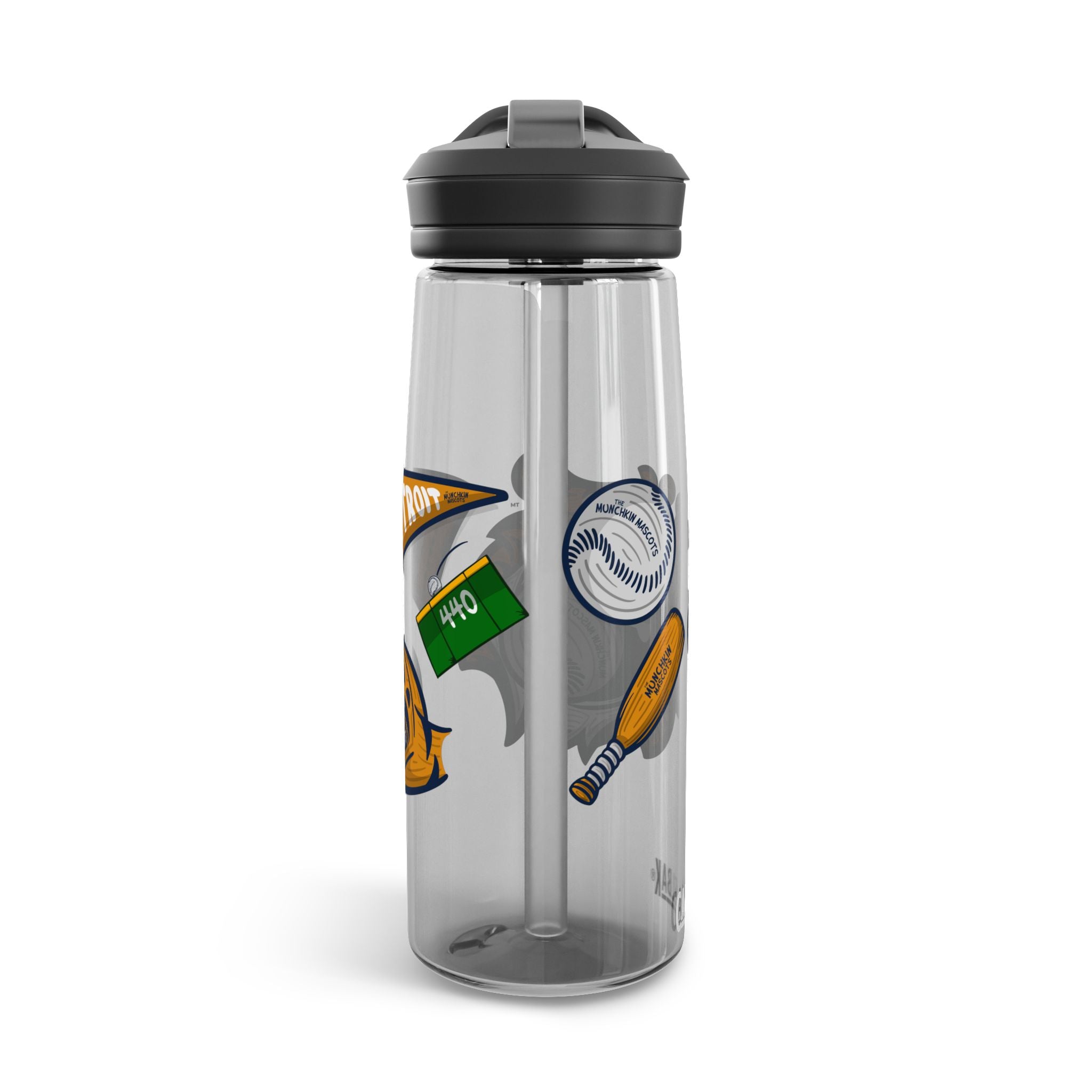 Detroit Baseball CamelBak Eddy® Lil' Paws Water Bottle, 20oz\25oz | Hand-Drawn Art | Gifts for Kids