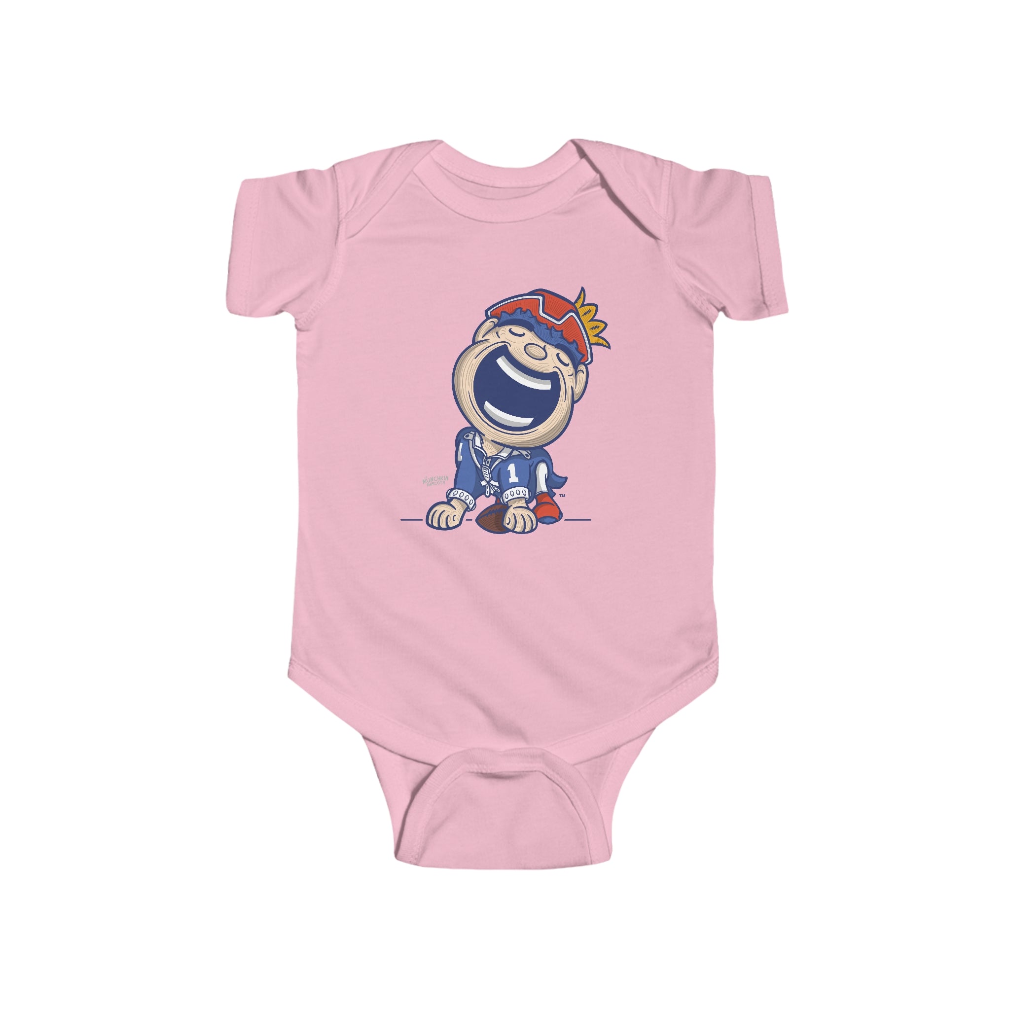 Infant Fine Jersey Bodysuit - Patriot Jersey - Lil' Pat NE Football