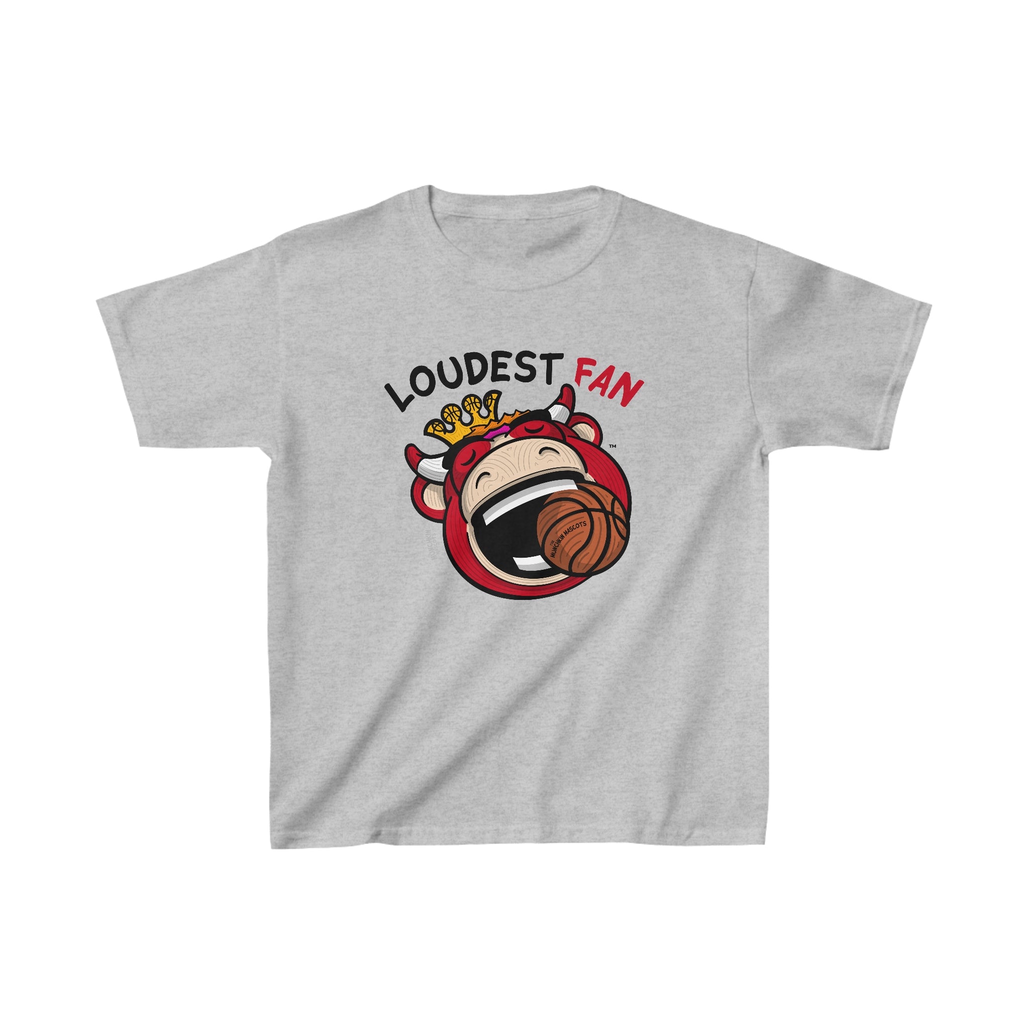 Kids Heavy Cotton™ Tee - Loudest Fan - Lil' Benny CHI Basketball