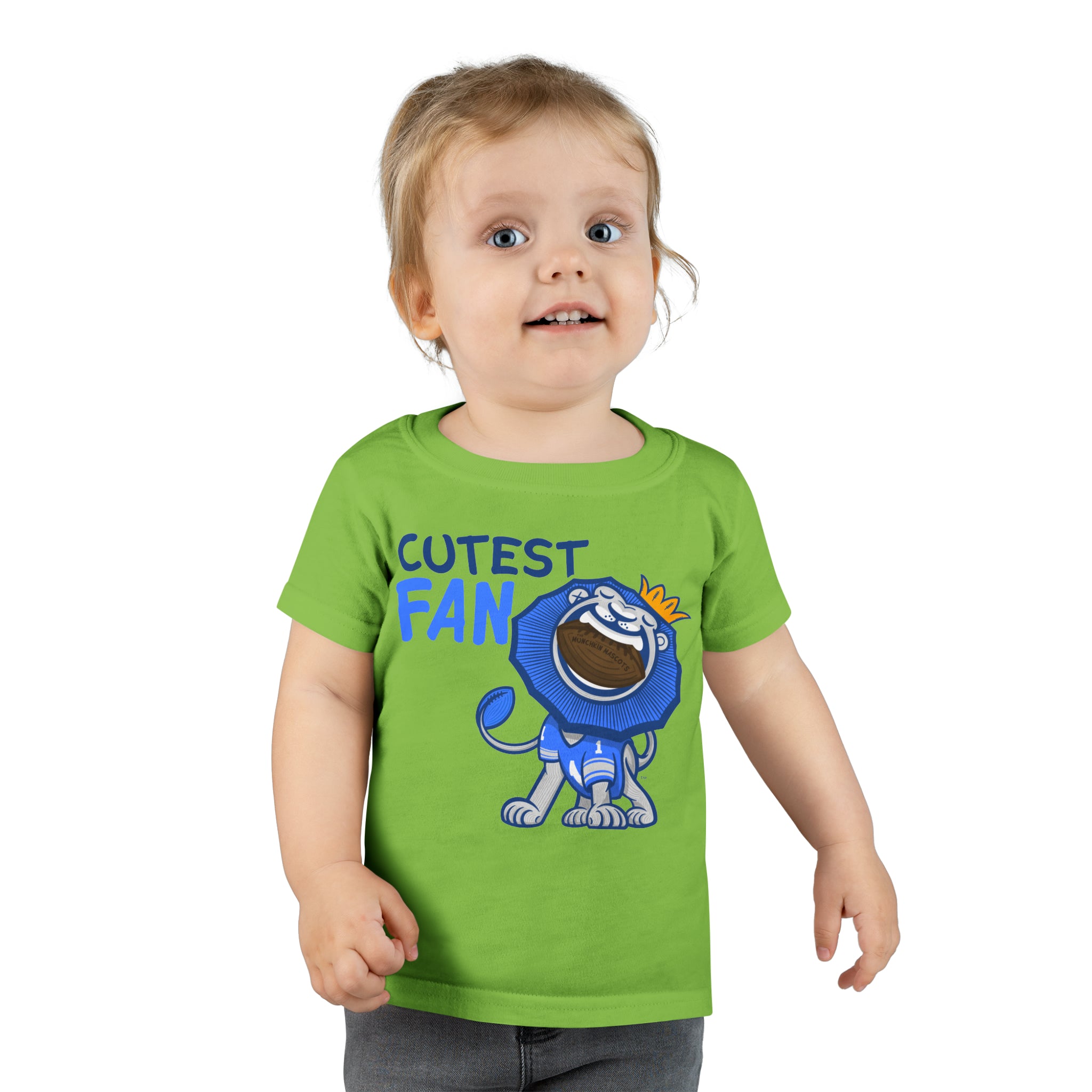 Toddler T-shirt - Cutest Fan - Lil' Roary DET Football