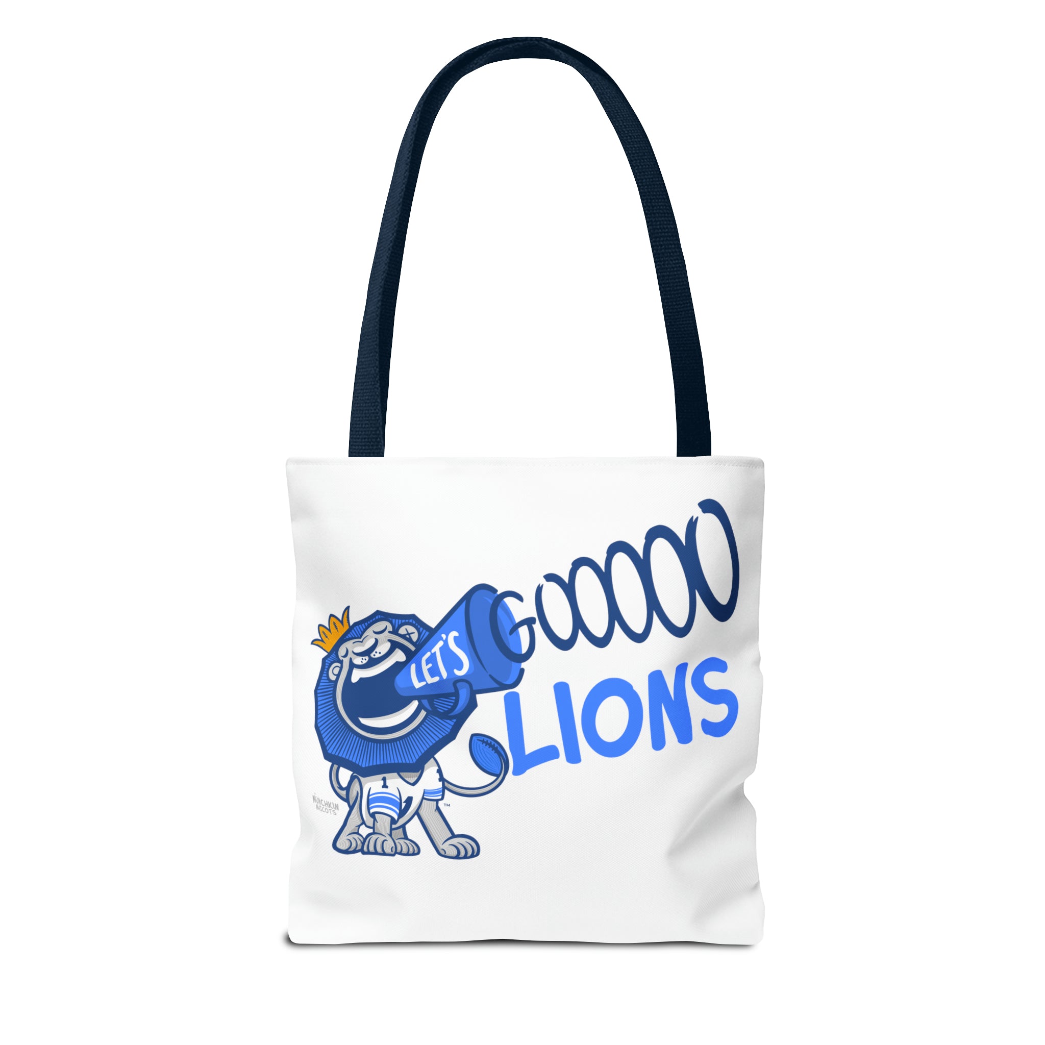 Tote Bag (AOP) - LOVE + Lets Go - Lil' Roary DET Football