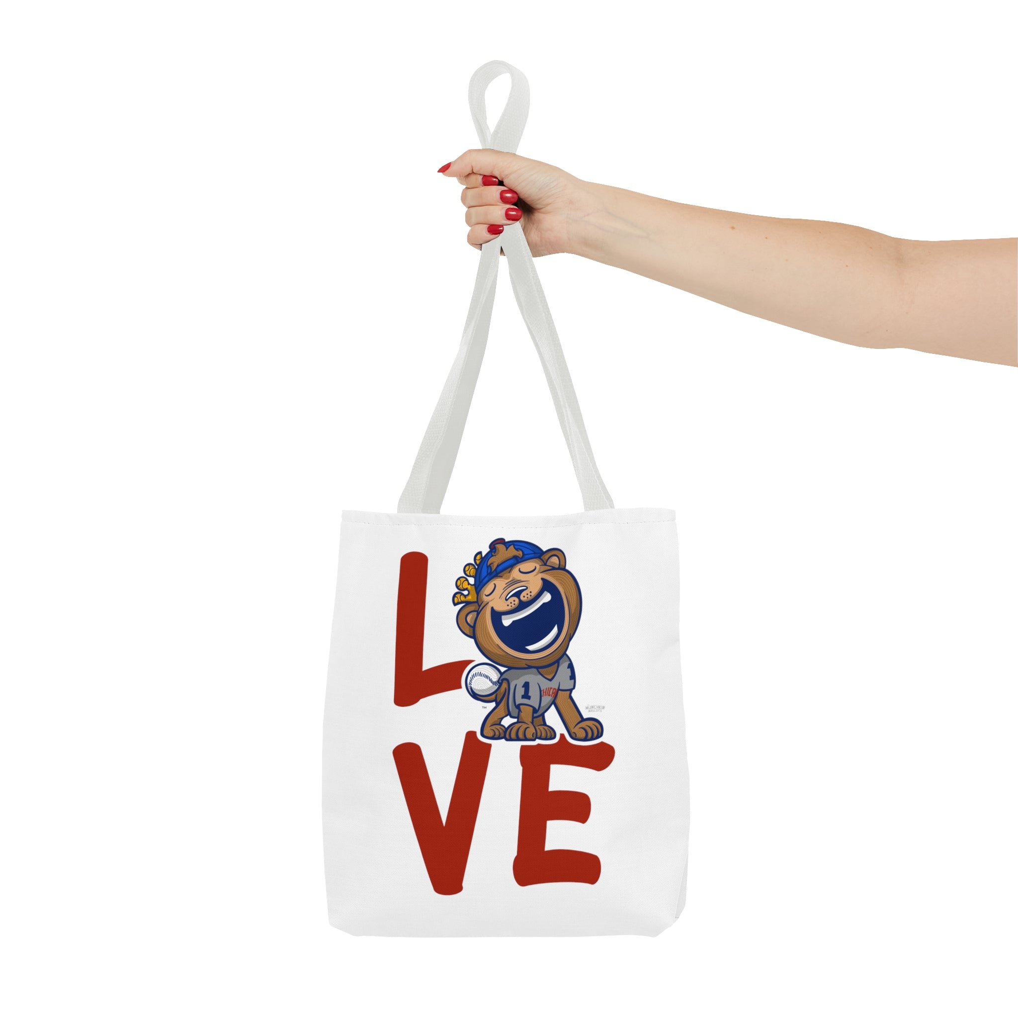 Tote Bag (AOP) - LOVE + Lets Go - Lil' Clark CHI Baseball