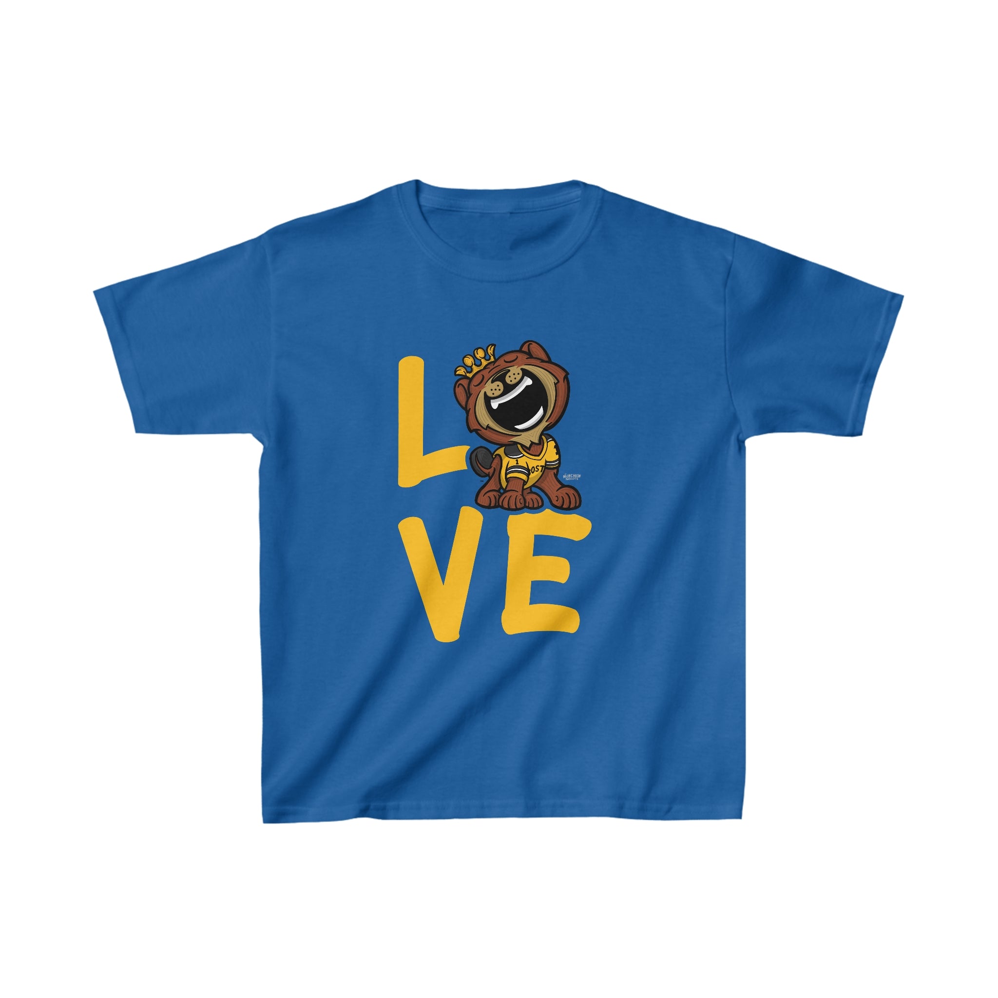 Kids Heavy Cotton™ Tee - LOVE - Lil' Blades BOS Hockey