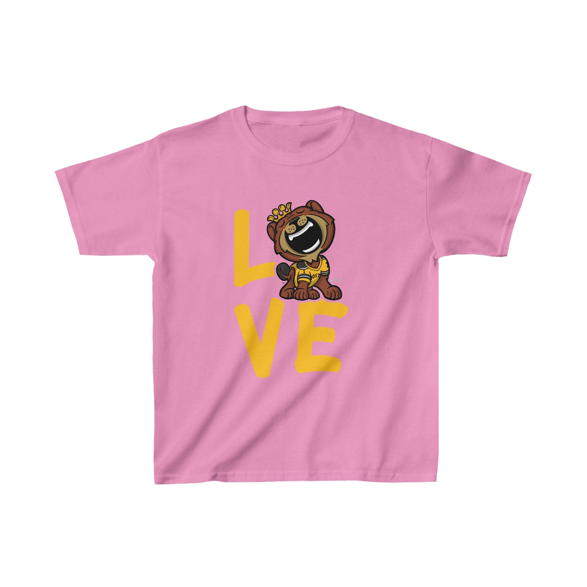 Kids Heavy Cotton™ Tee - LOVE - Lil' Blades BOS Hockey