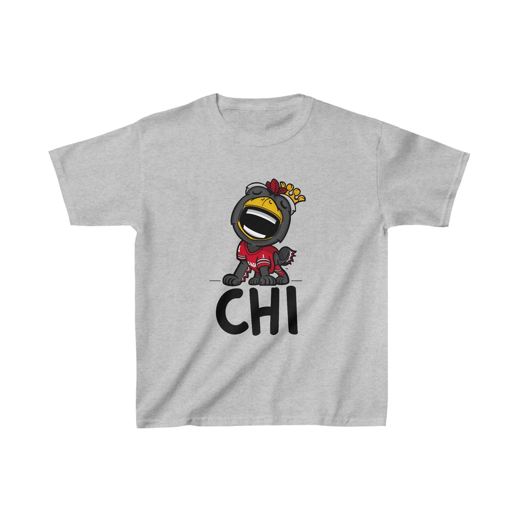 Kids Heavy Cotton™ Tee - CHI - Lil' Tommy CHI Hockey