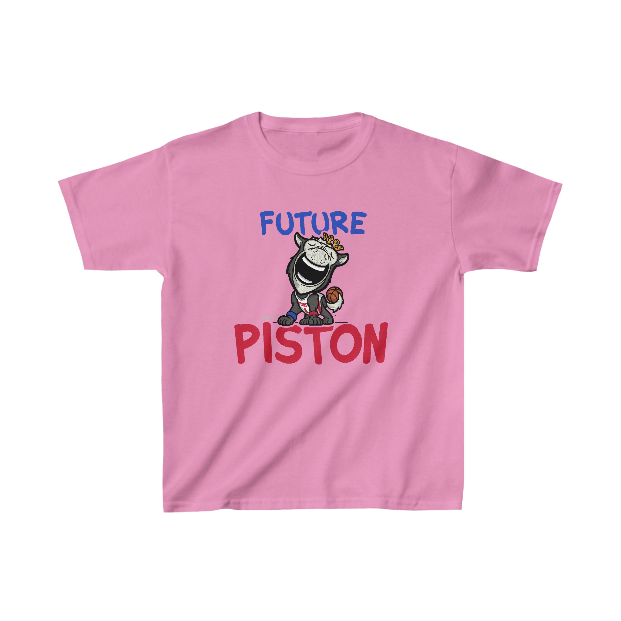 Kids Heavy Cotton™ Tee - Future Piston - Lil' Hooper DET Basketball