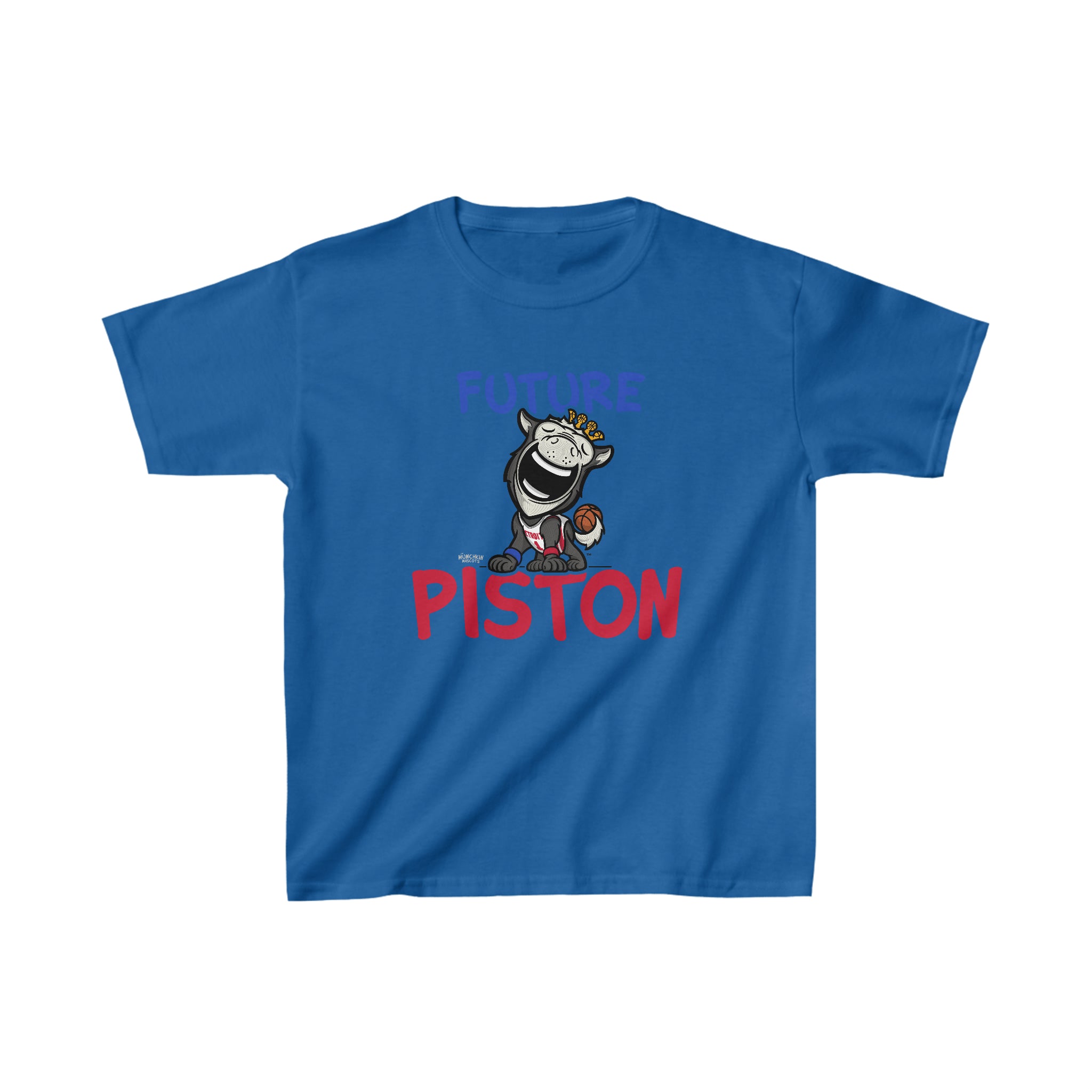 Kids Heavy Cotton™ Tee - Future Piston - Lil' Hooper DET Basketball