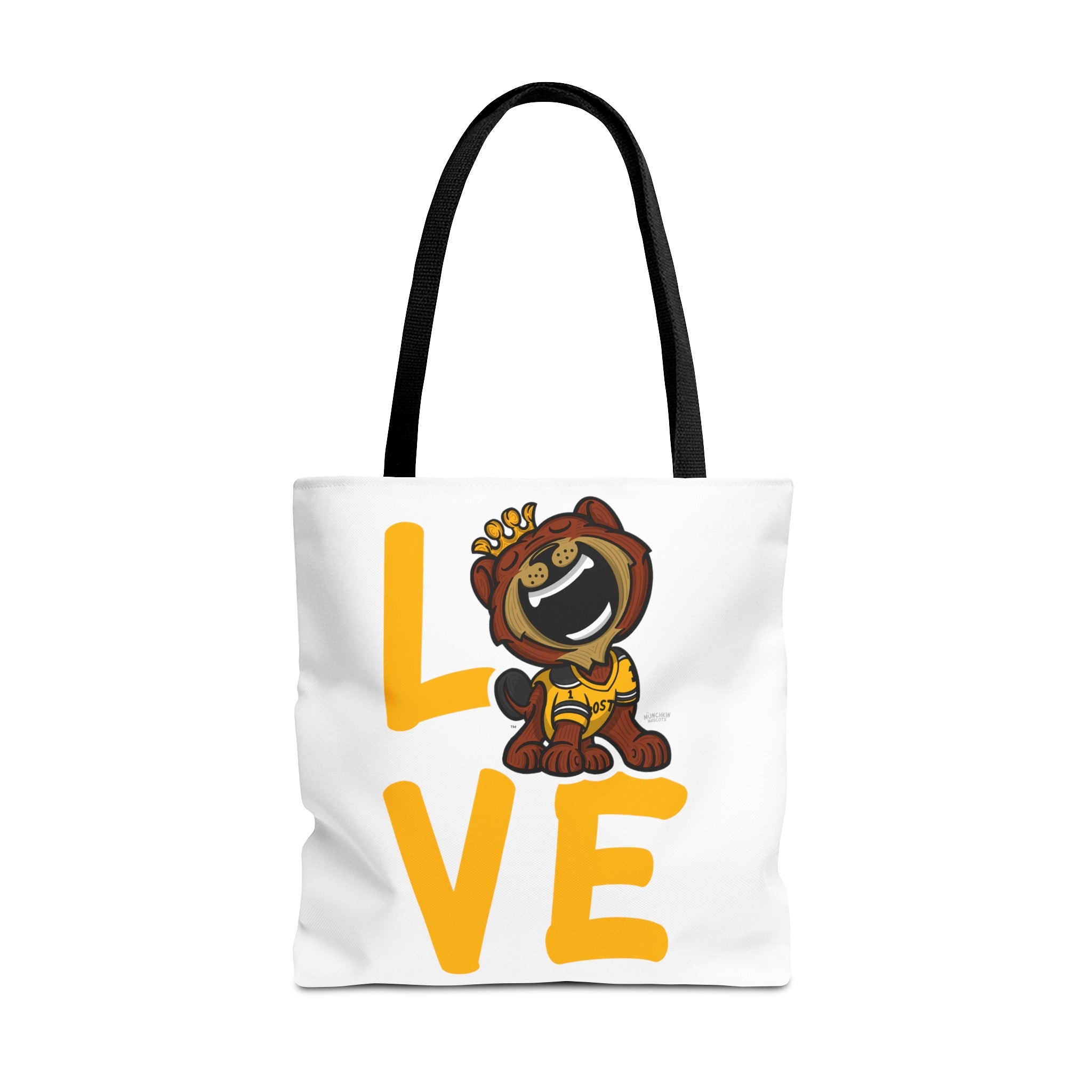 Tote Bag (AOP) - LOVE + Lets Go - Lil' Blades BOS Hockey