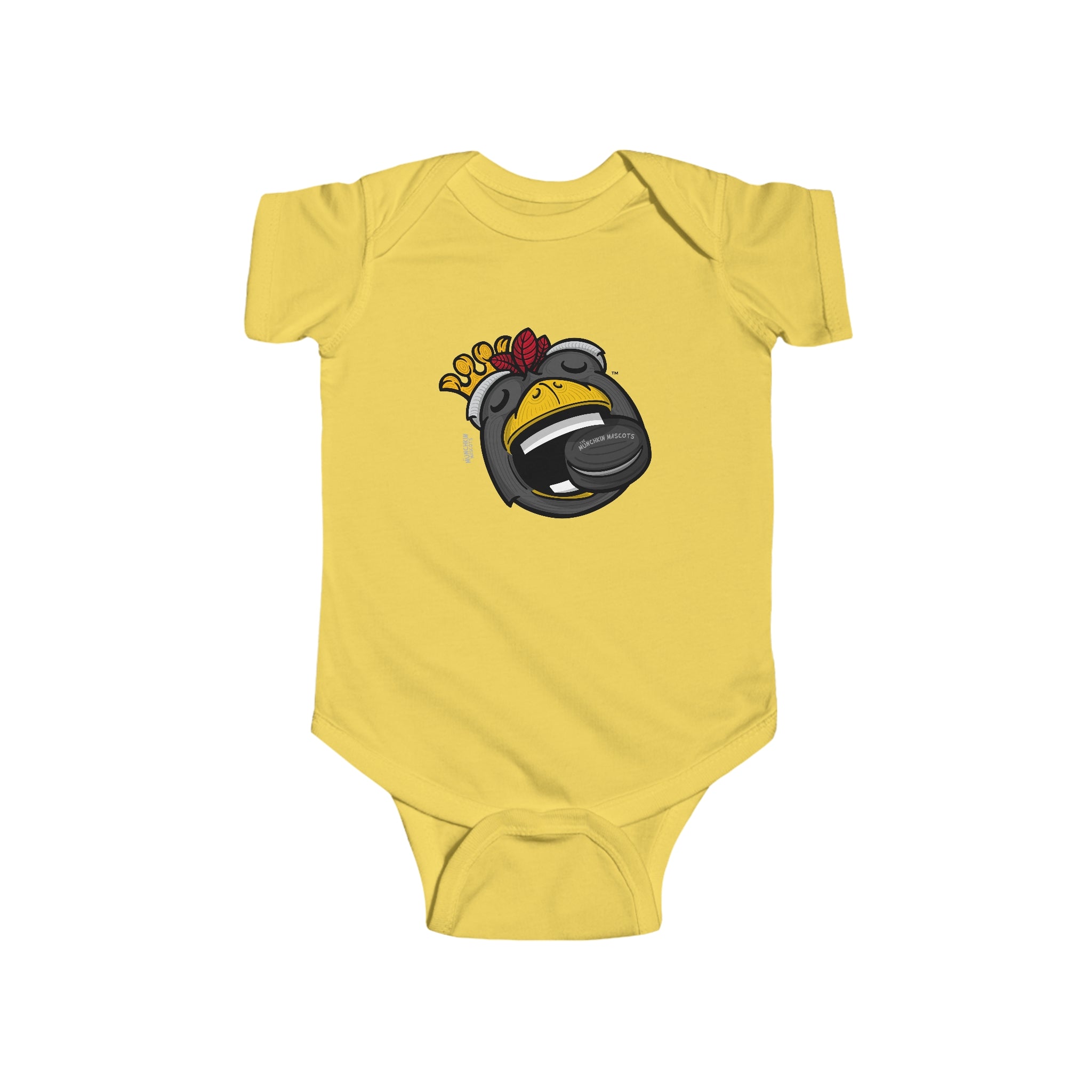 Infant Fine Jersey Bodysuit - Gameball Bite - Lil' Tommy CHI Hockey