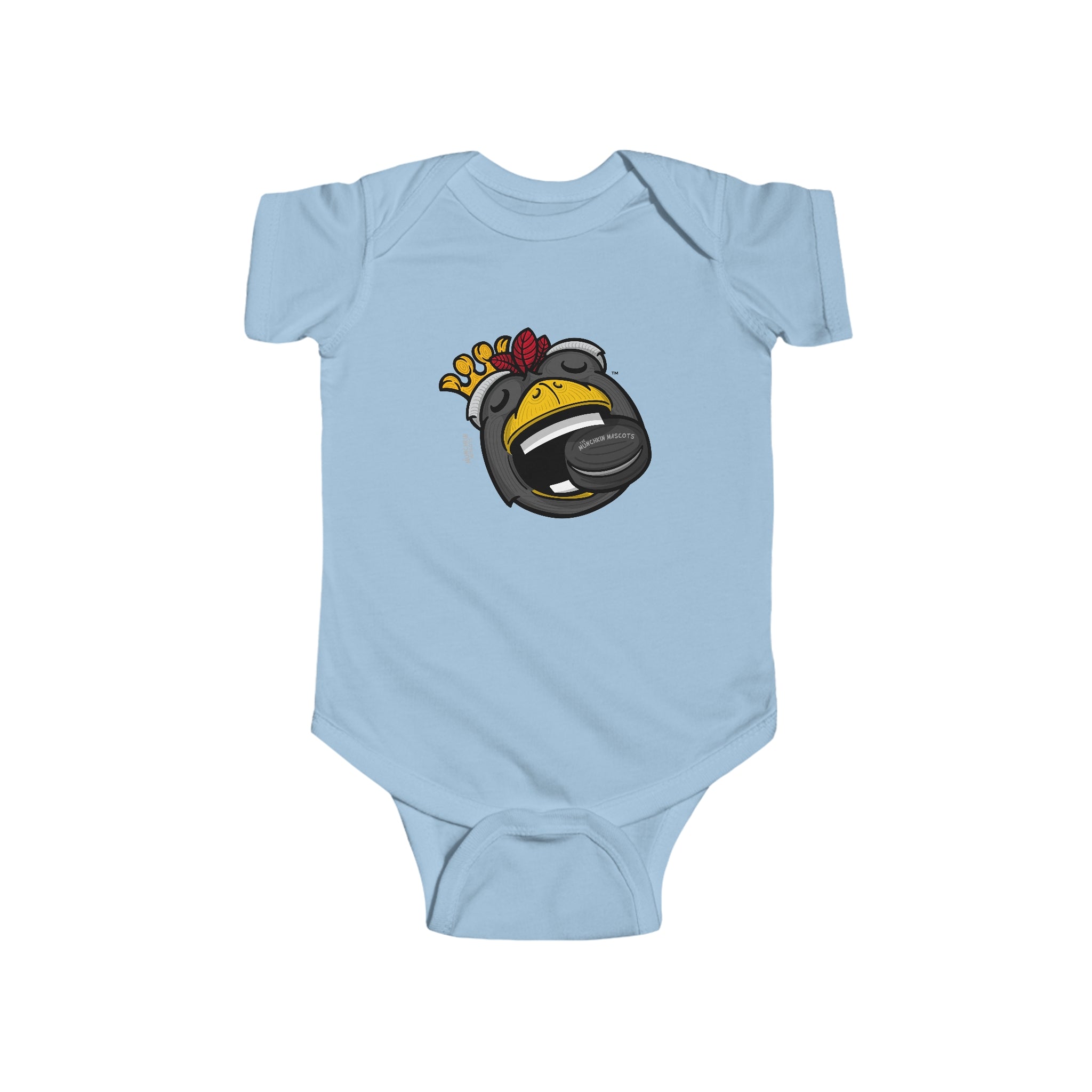 Infant Fine Jersey Bodysuit - Gameball Bite - Lil' Tommy CHI Hockey