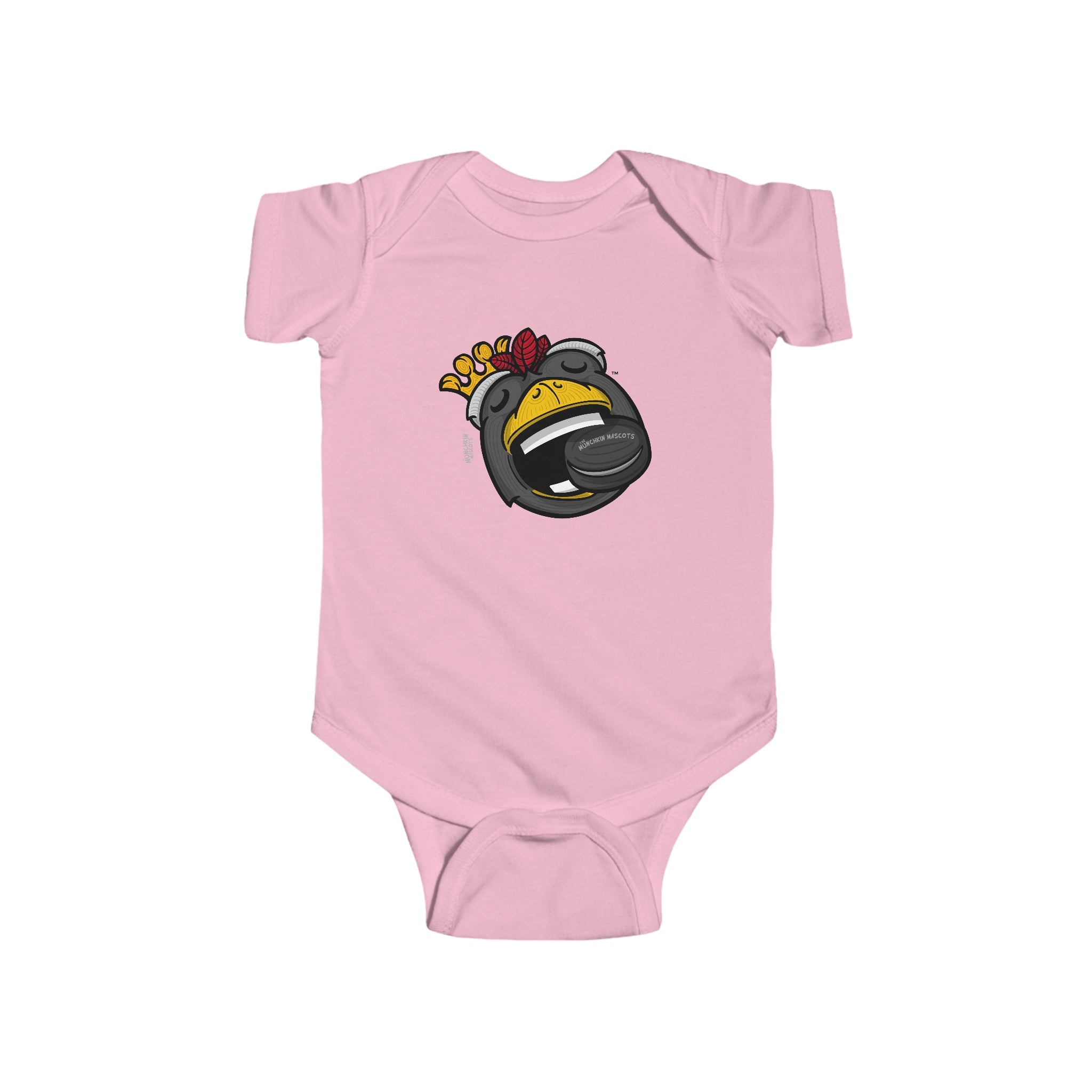 Infant Fine Jersey Bodysuit - Gameball Bite - Lil' Tommy CHI Hockey