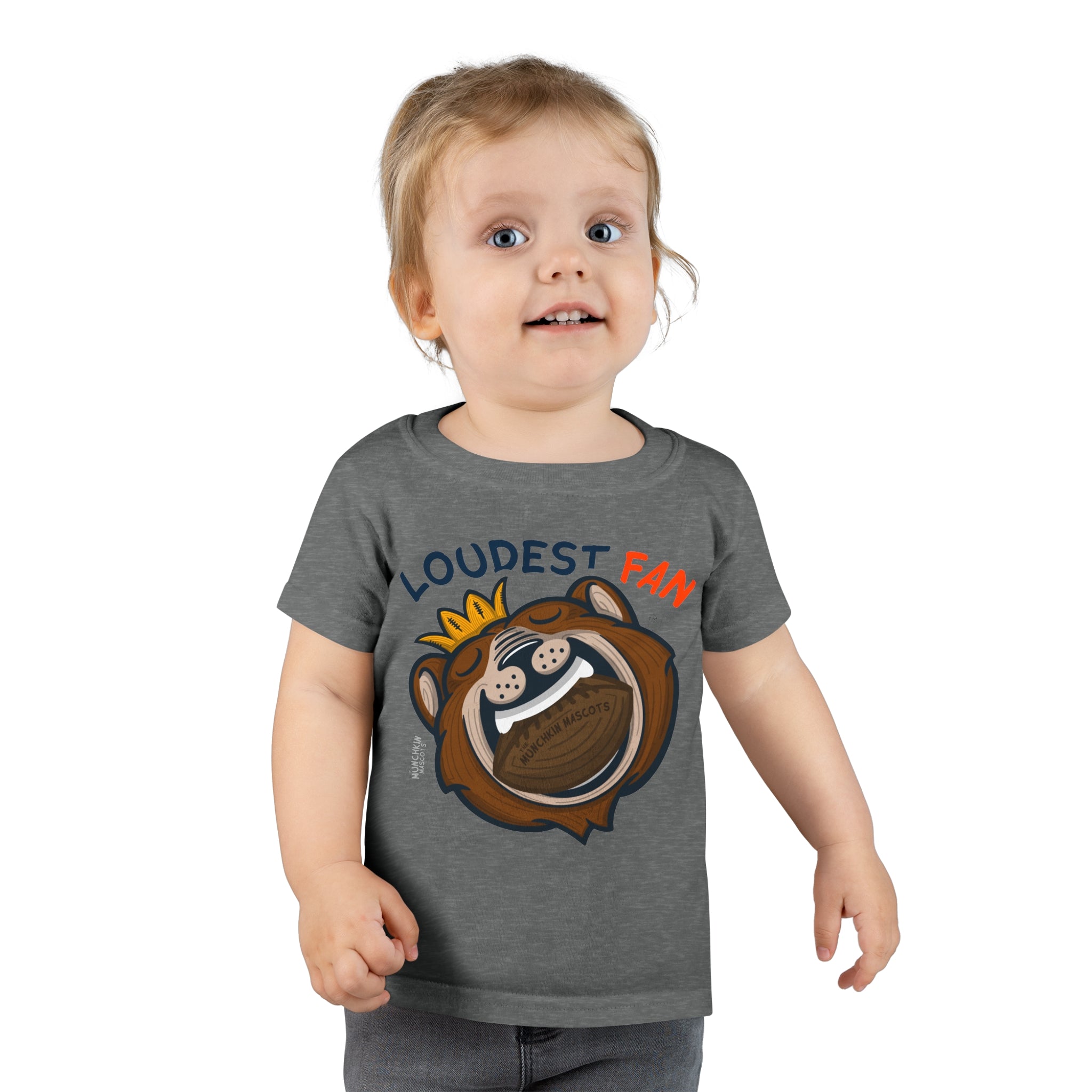 Toddler T-shirt - Loudest Fan - Lil' Staley CHI Football