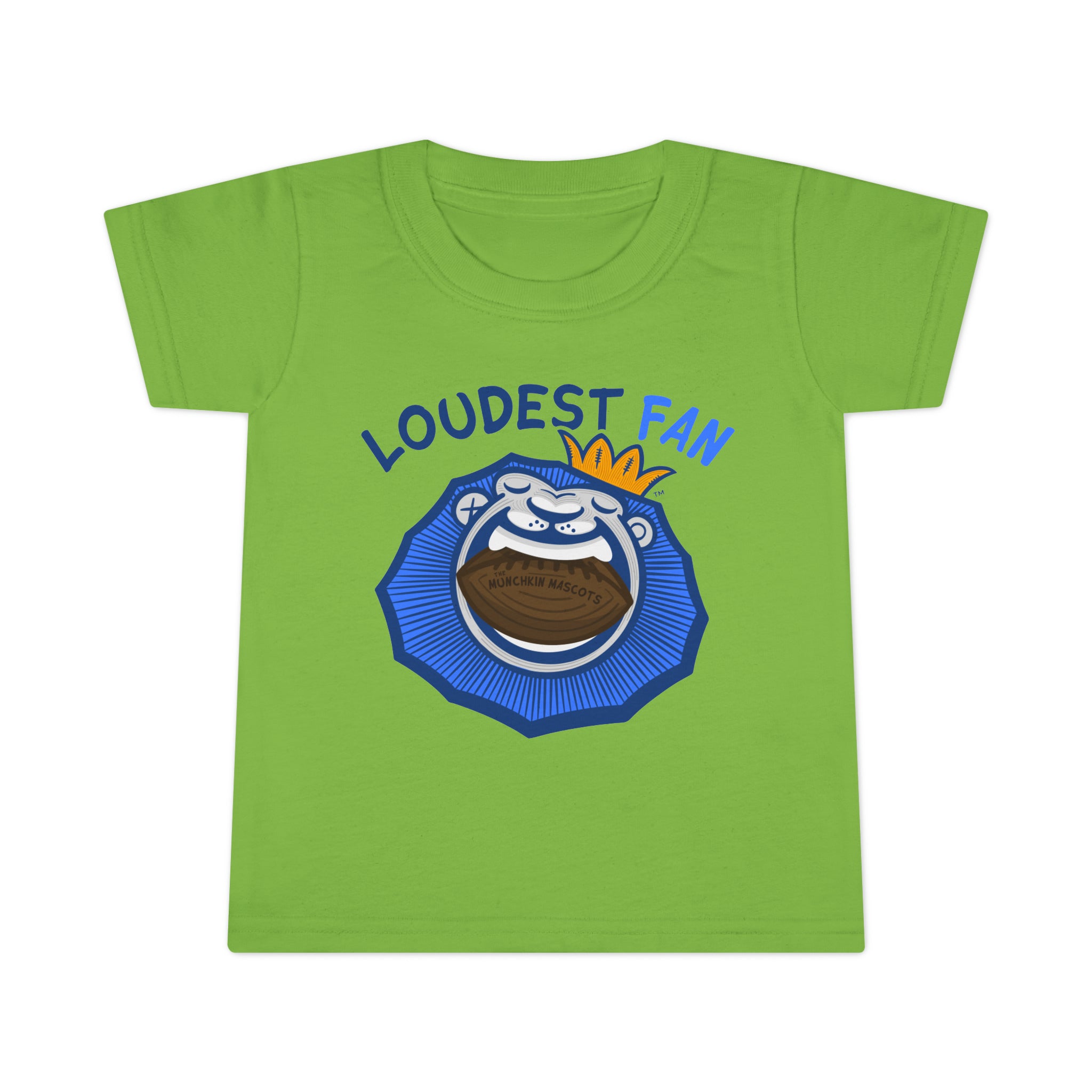 Toddler T-shirt - Loudest Fan - Lil' Roary DET Football