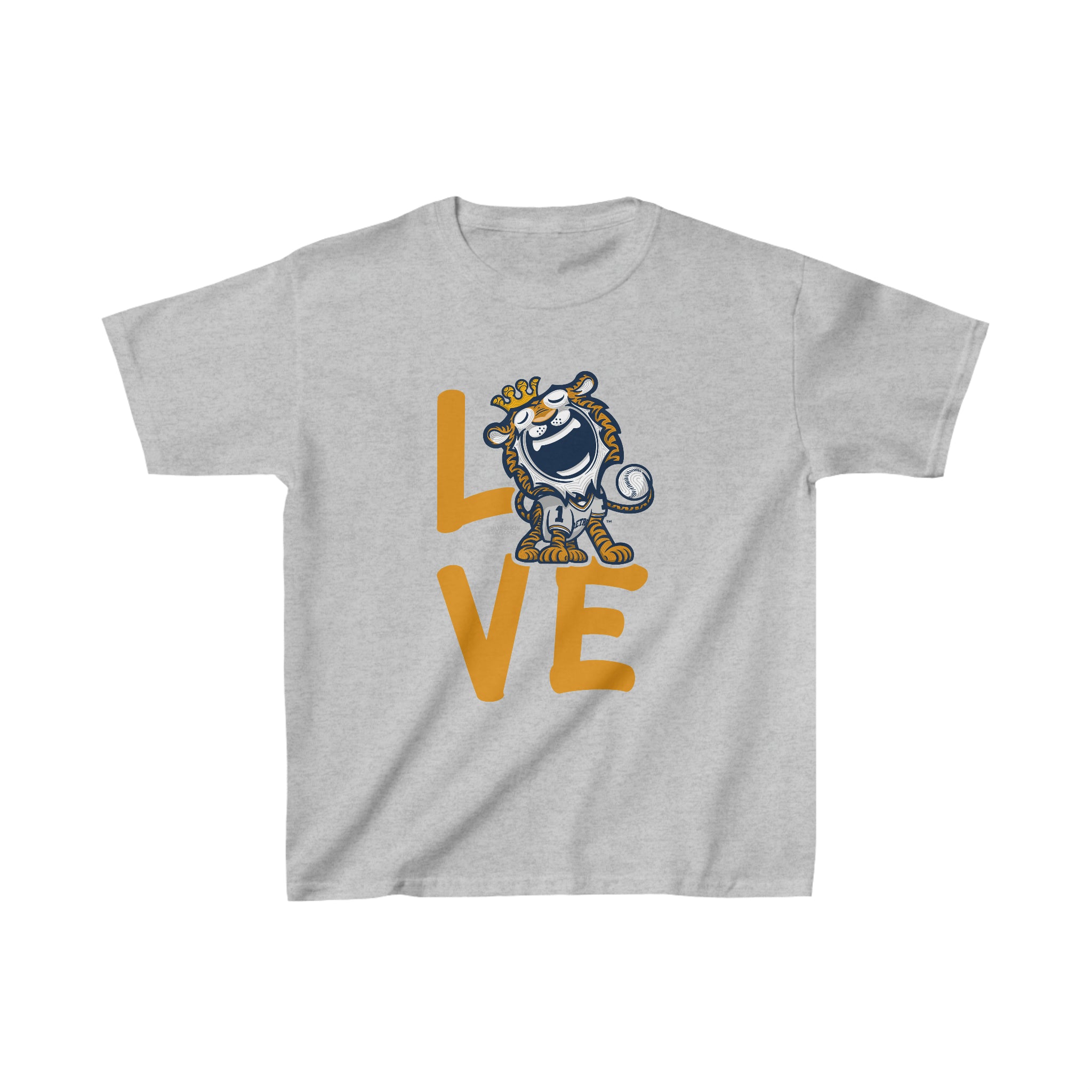 Kids Heavy Cotton™ Tee - LOVE - Lil' Paws DET Baseball