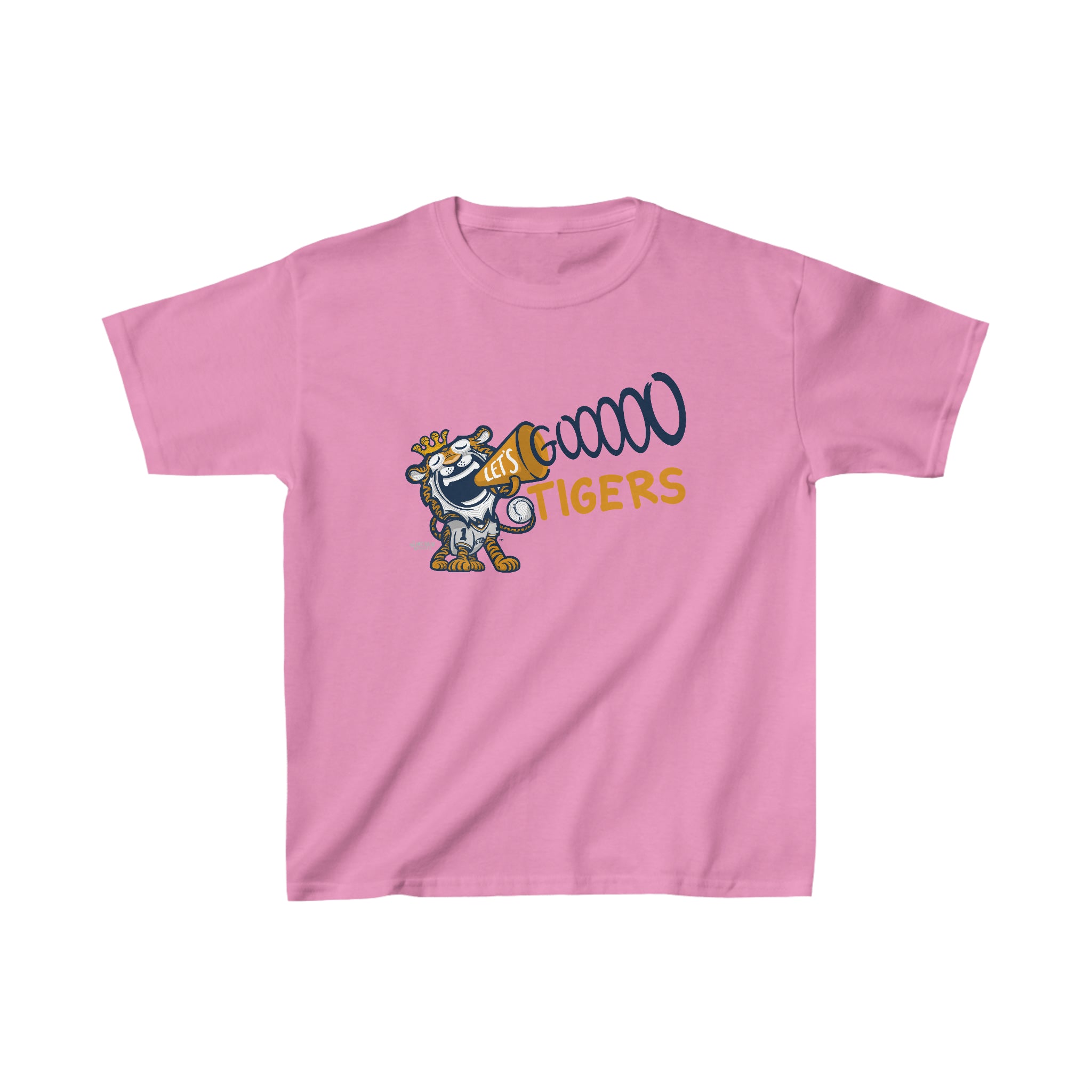 Kids Heavy Cotton™ Tee - Lets Go - Lil' Paws DET Baseball