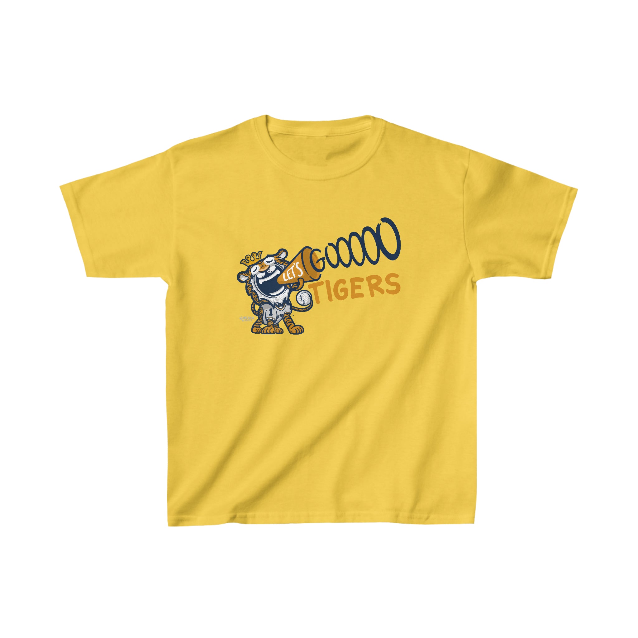 Kids Heavy Cotton™ Tee - Lets Go - Lil' Paws DET Baseball