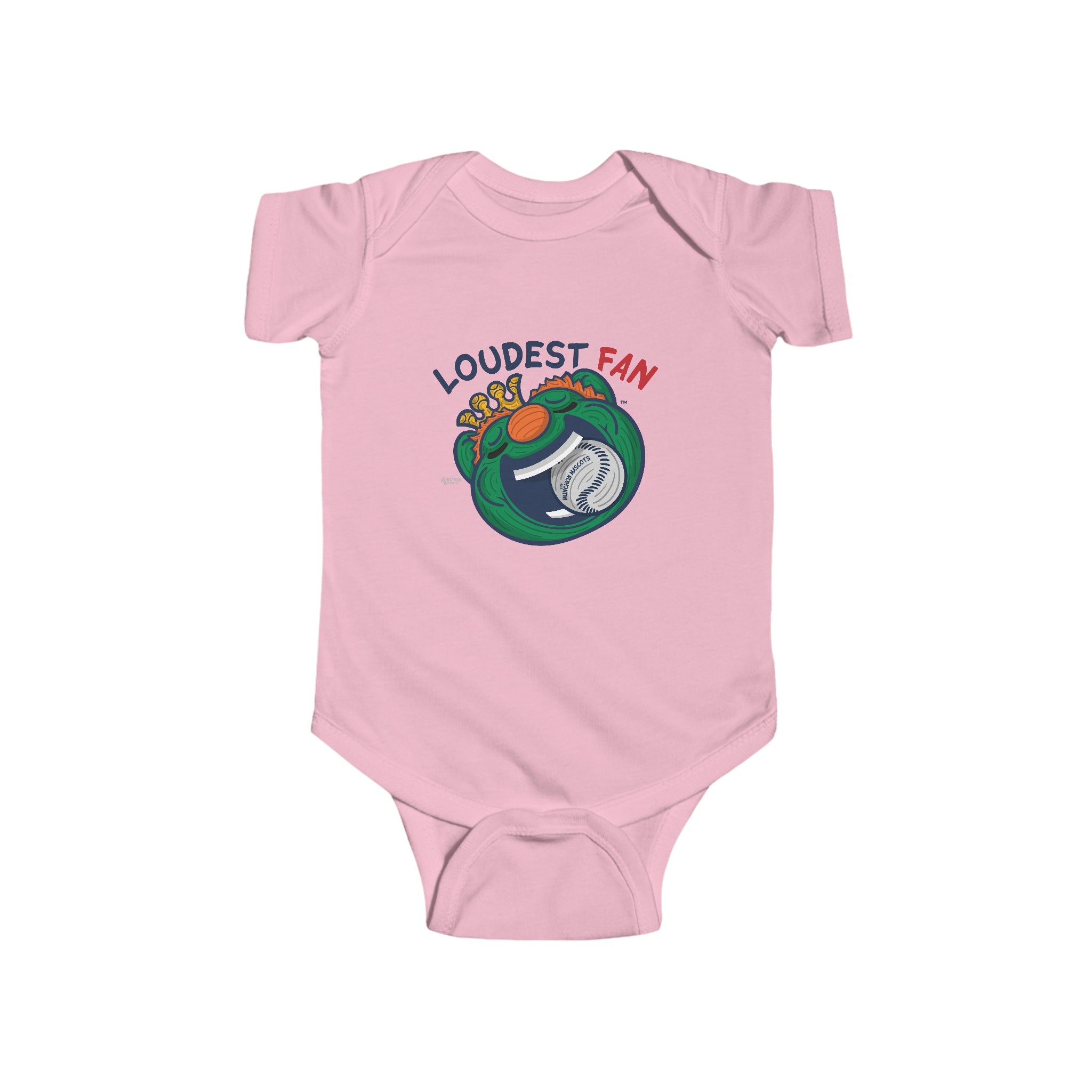 Infant Fine Jersey Bodysuit - Loudest Fan - Lil' Wally BOS Baseball