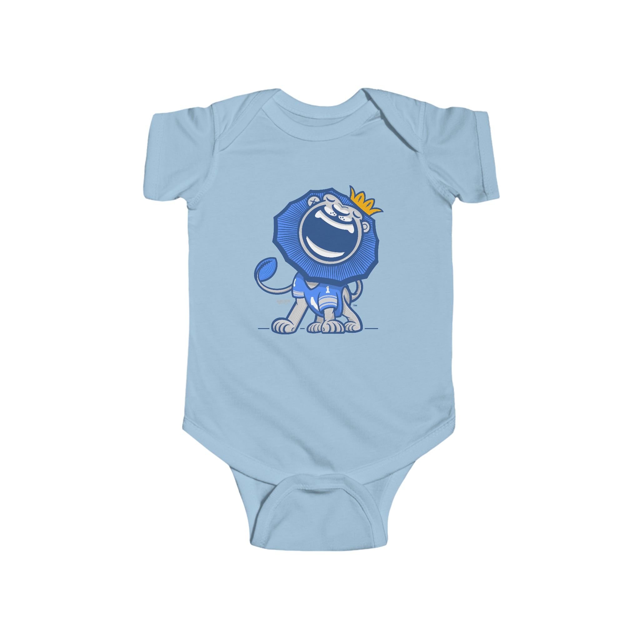 Infant Fine Jersey Bodysuit - Home Jersey - Lil' Roary DET Football